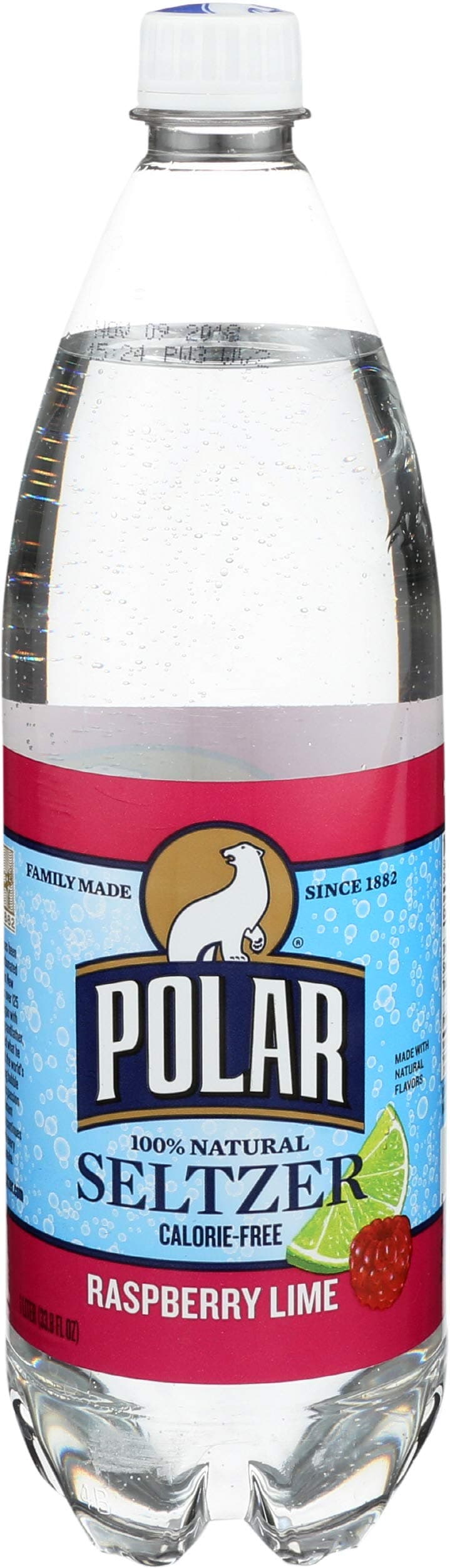 Beverages, Seltzer Raspberry Lime Single, 1 Liter11