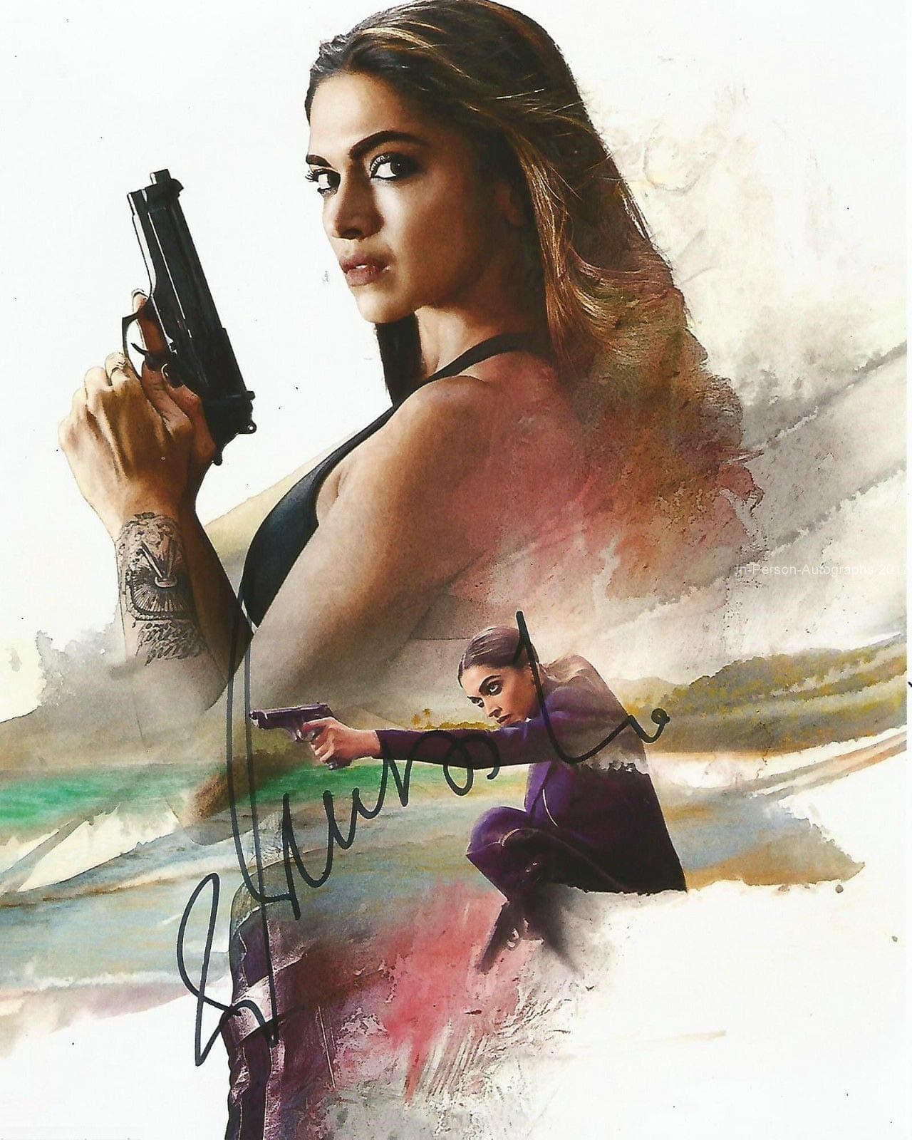 Deepika Padukone Autograph Signed 8 x 10