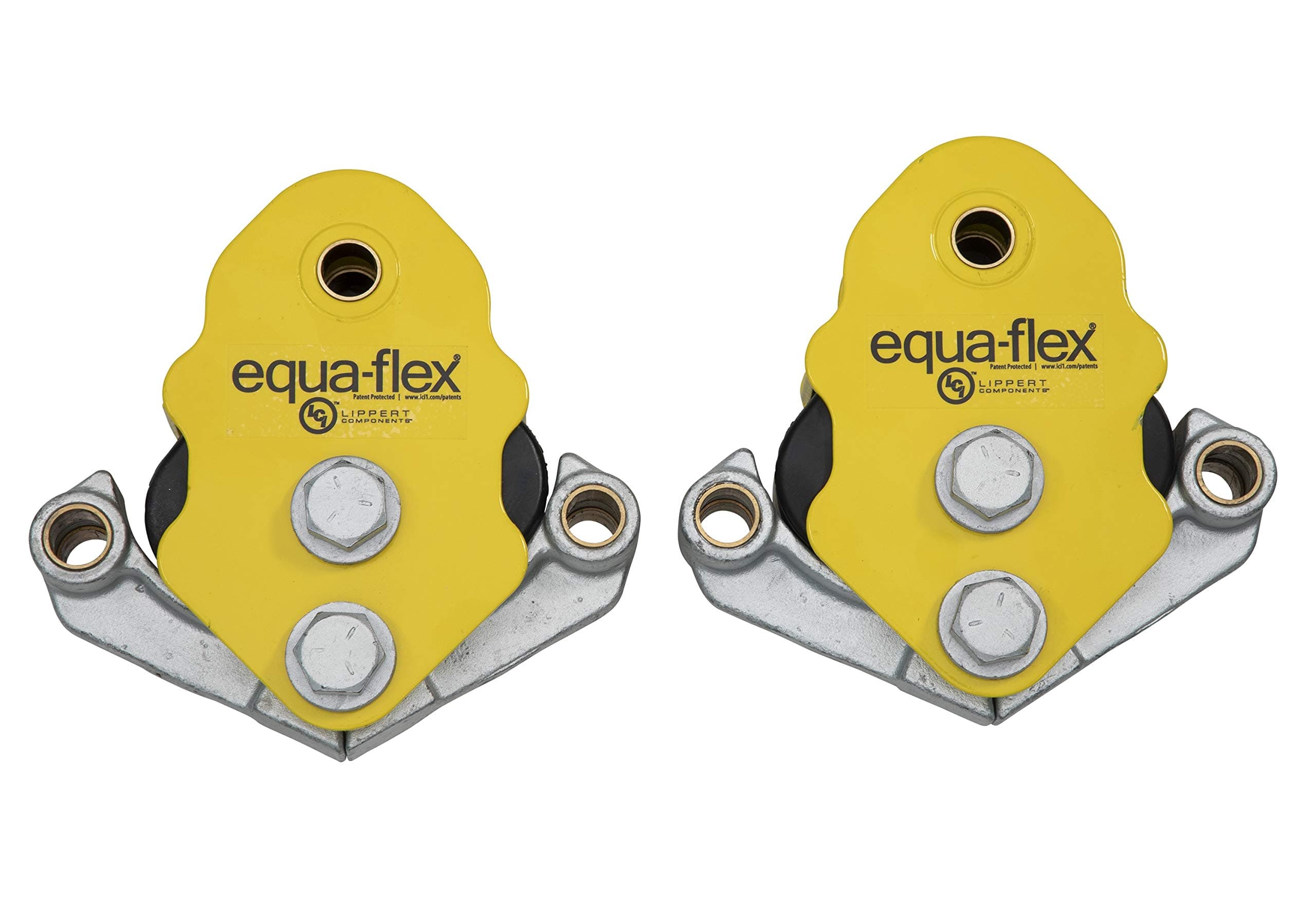 Lippert Equa-Flex Rubberized Equalizer Tandem Axle Kit for Double-Eye Leaf Springs and 4,000 to 6,000-lb. Weight Capacity - 279687