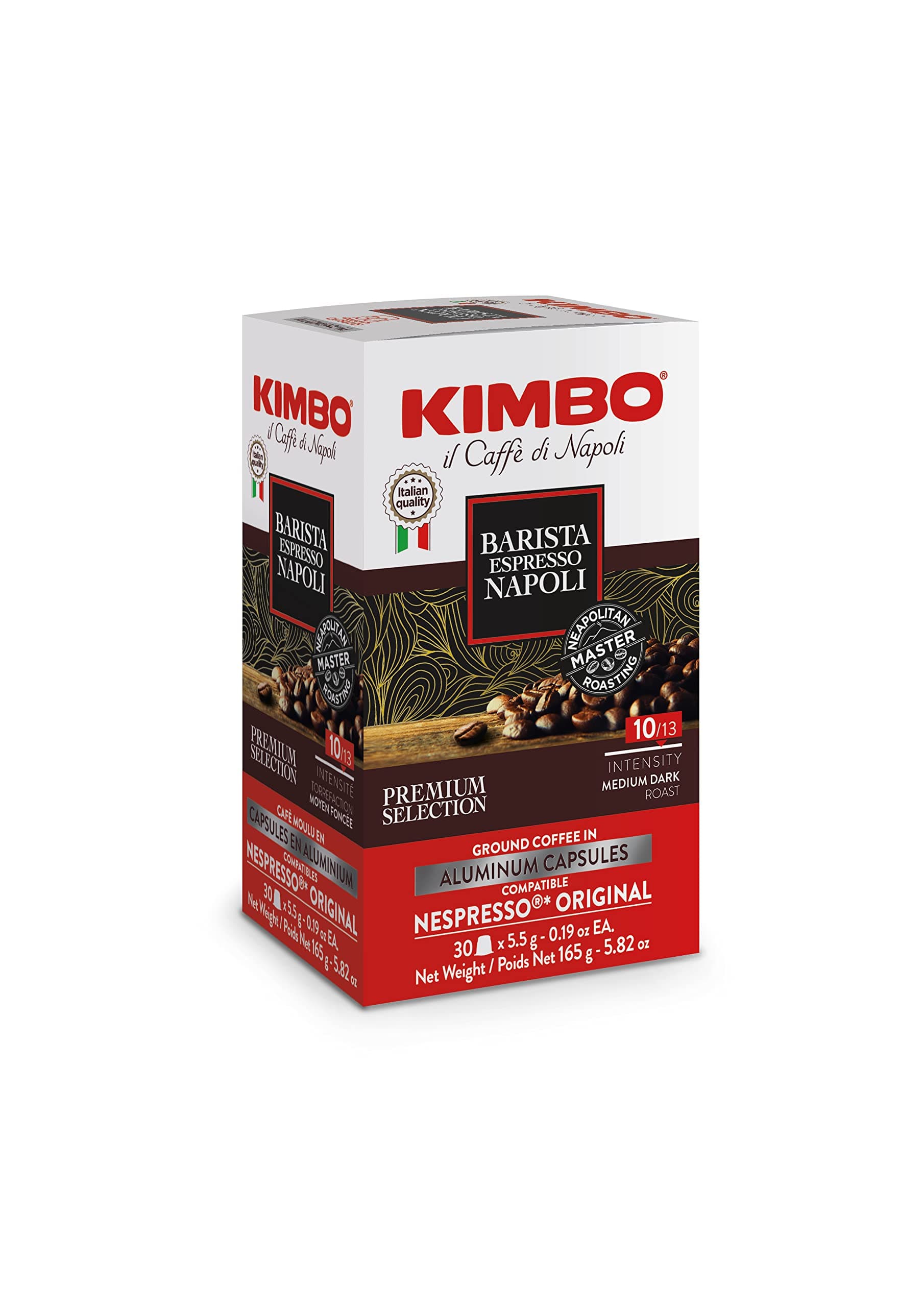 Kimbo CAPS N x30 Barista Napoli - Aluminimum