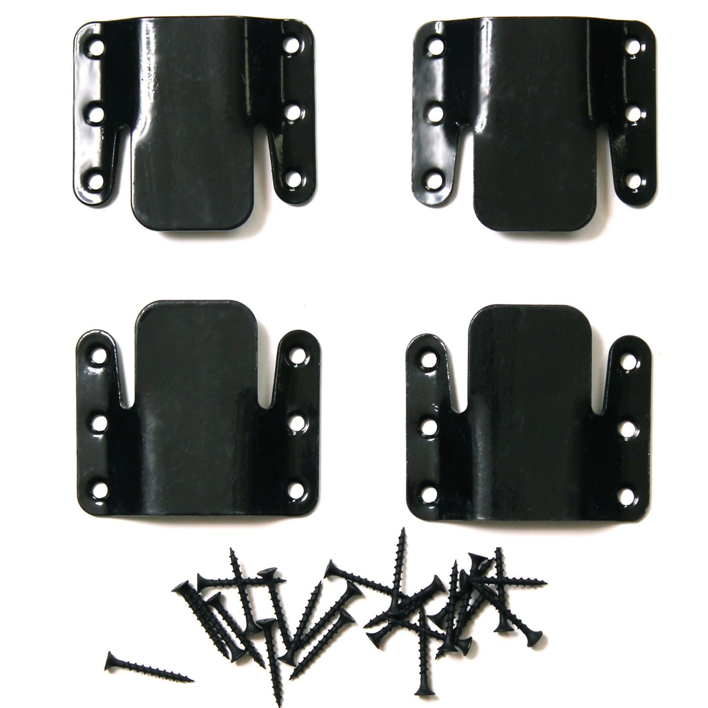 Choice Parts – Black Sectional Connector (Pack of 2) – Great Non Sliding Sofa Fastener for Couch, Loveseat, Recliner, Chair or Chaise Lounge Sections of Large or Small Sectionals - Model #240