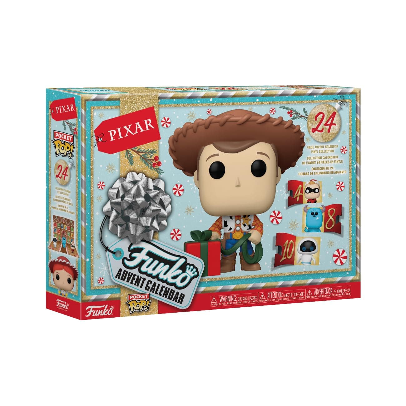 Pop! Advent Calendar: Pixar - Disney Pixar - 24 Days of Surprises - Collectible Vinyl Mini Figures - Mystery Box - Gift Idea - Holiday Present for Girls, Boys & Kids - Christmas Countdown