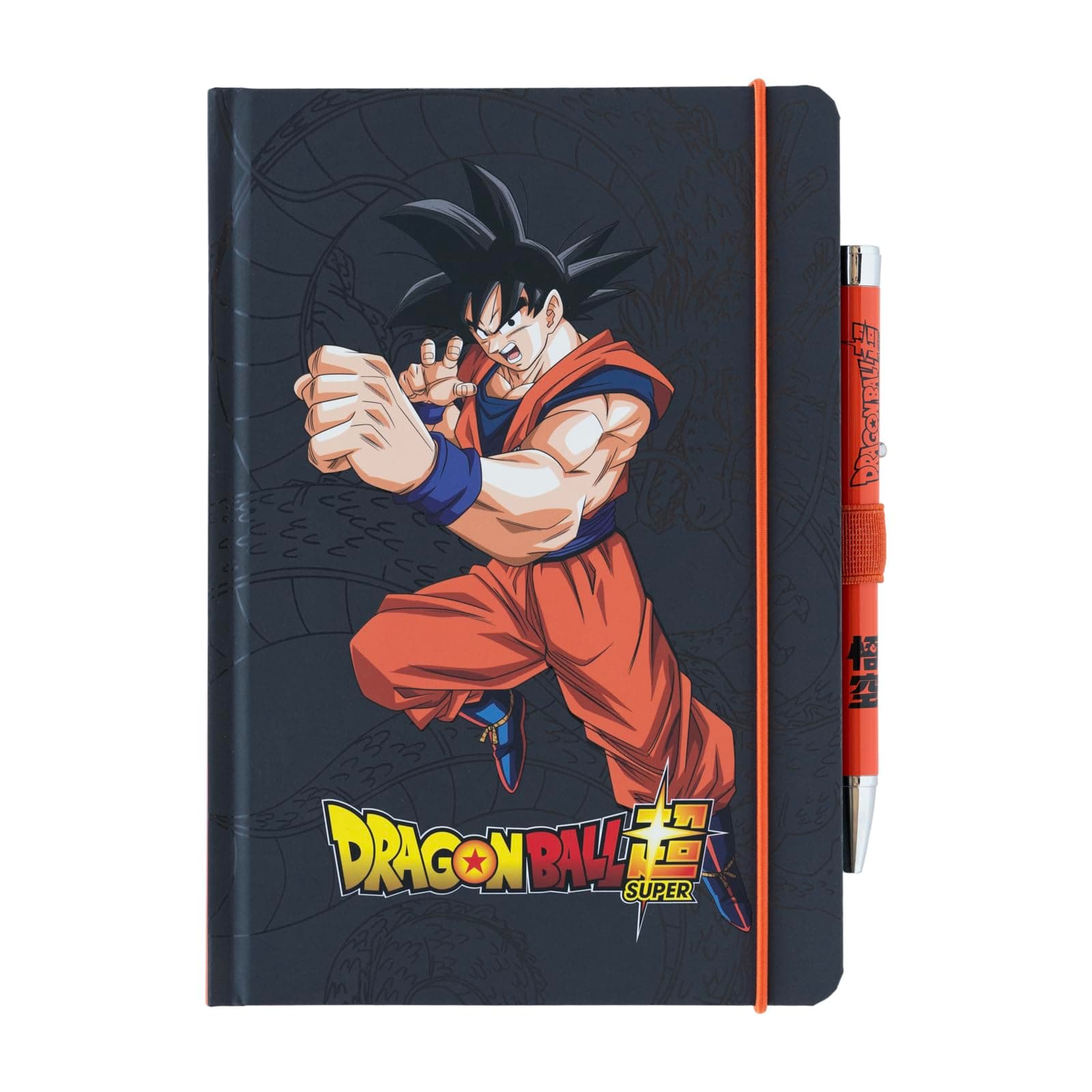 Grupo Erik A5 Notebook & Pen Set - Dragon Ball Super Manga Goku | Projector Pen, Bullet Journal Dotted Note Book, Dotted Notebook A5 Sketchbook | Dragon Ball Manga Gifts Under 15 Pounds