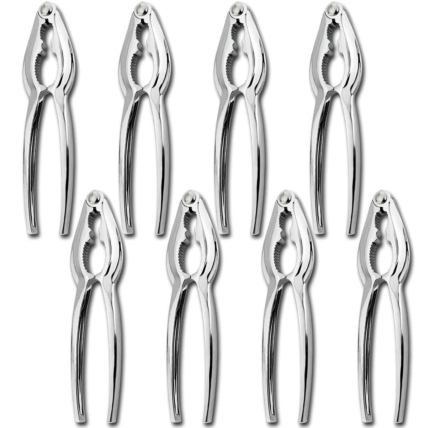 Crab Crackers and Tools, Lobster Crackers, Seafood Crab Leg Cracker Tools, Nut Cracker Set, 8 Pack