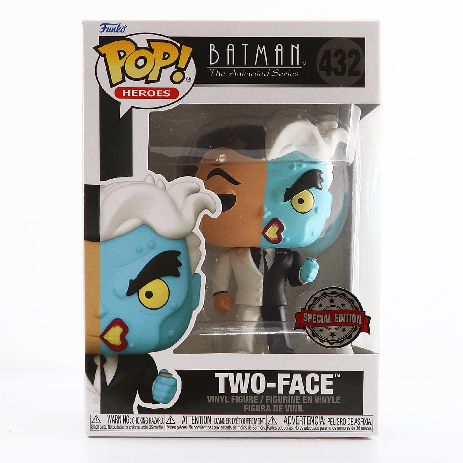 DC Batman The Animated Series Two-Face Funko POP Vinyl 2021 L.A. Comic Con Exclusive
