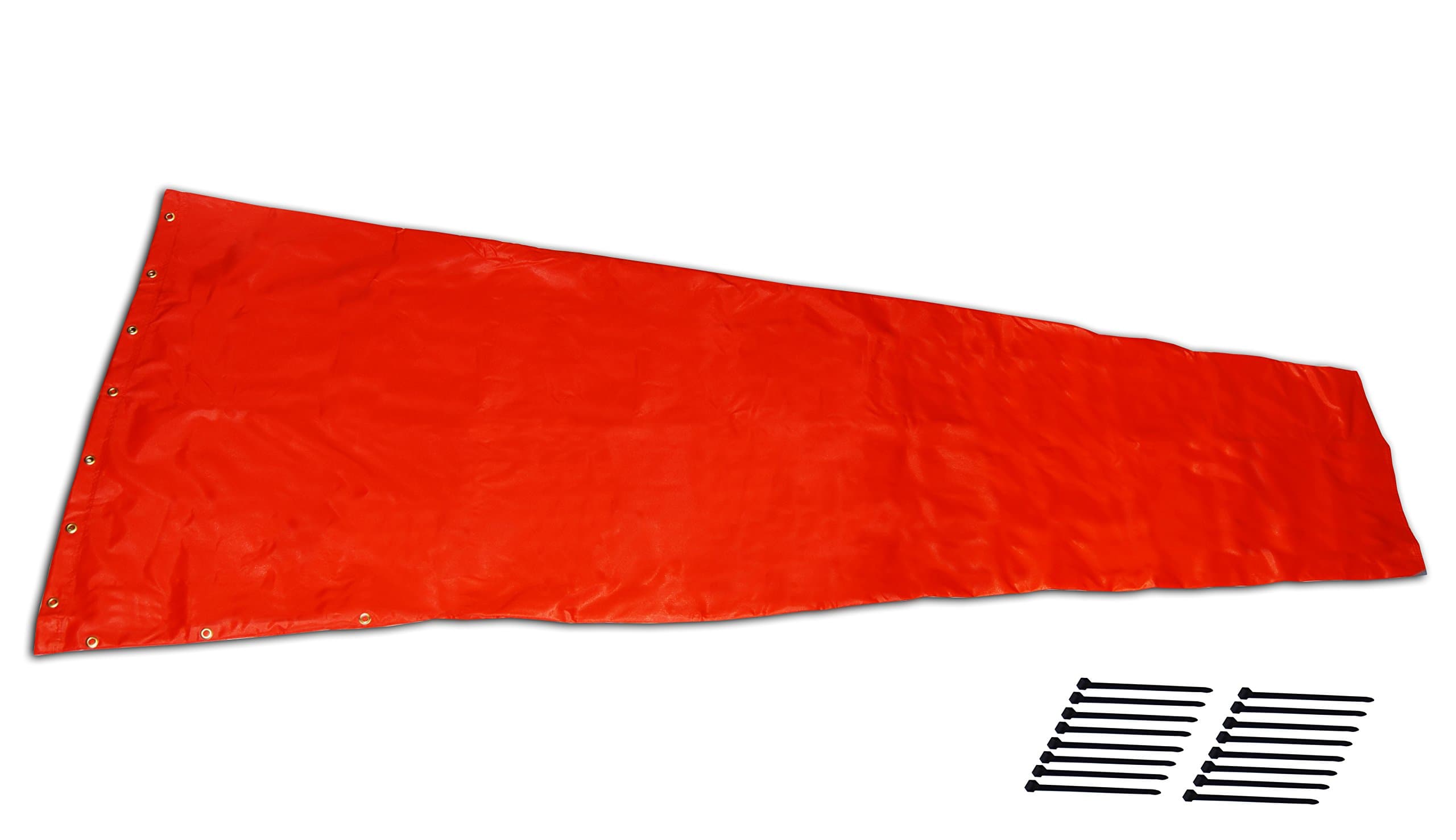 24" X 96" Orange Replacement Windsock 100% USA Made