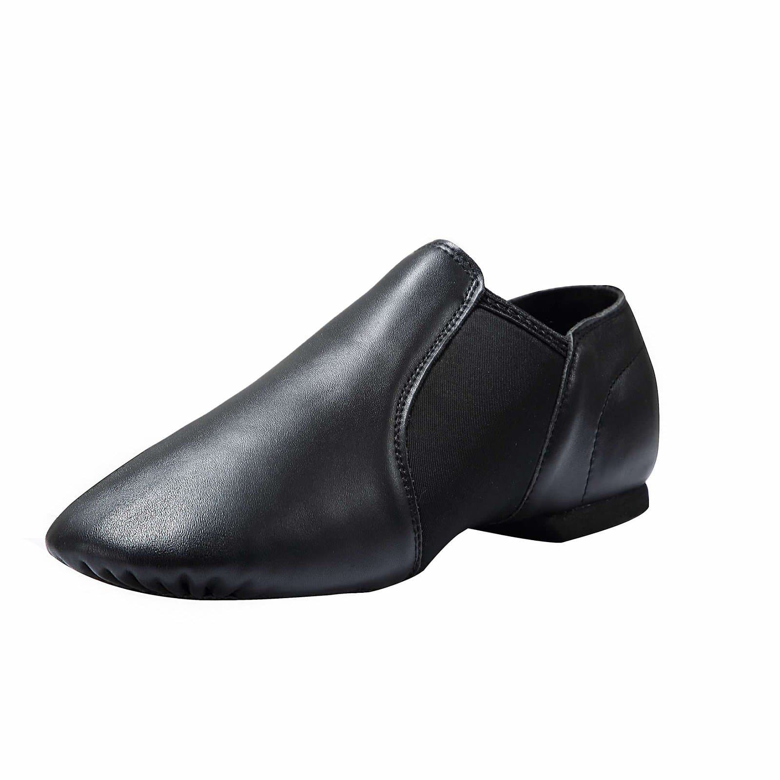 Women's Leather Upper Slip-on Jazz Shoe