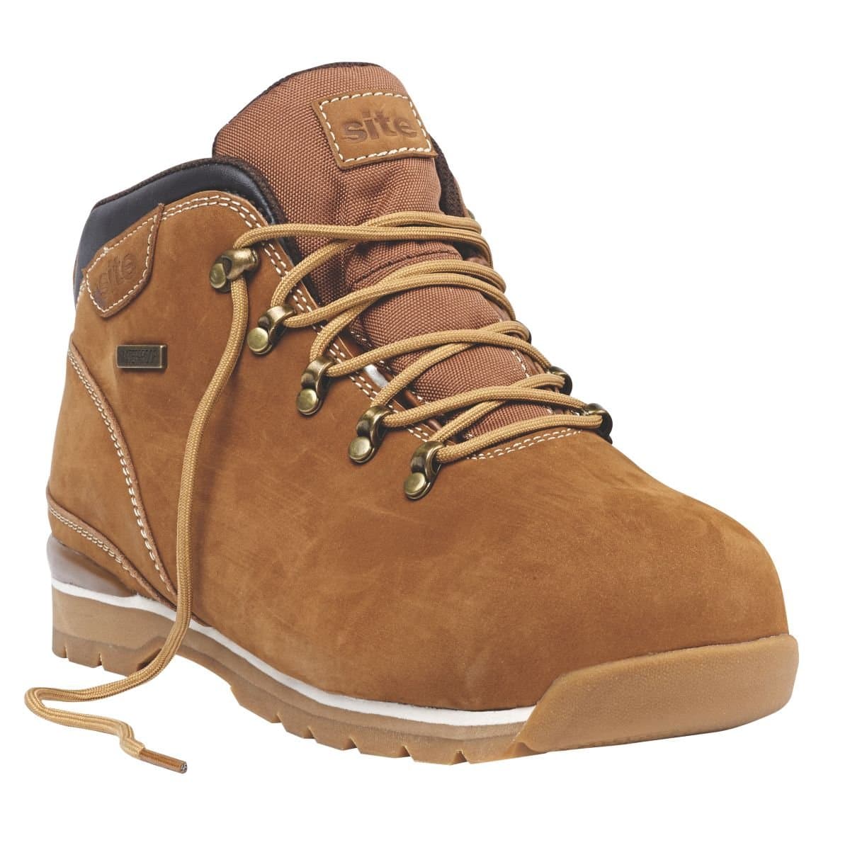 Site Meteorite Sundance Safety Boots Brown Size 8