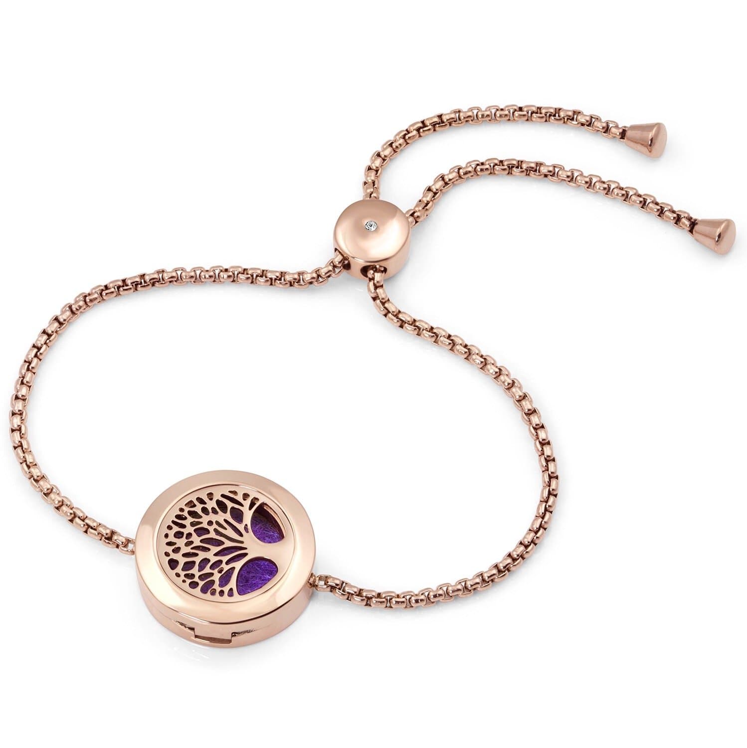 Adjustable Tree of Life Diffuser Bracelet