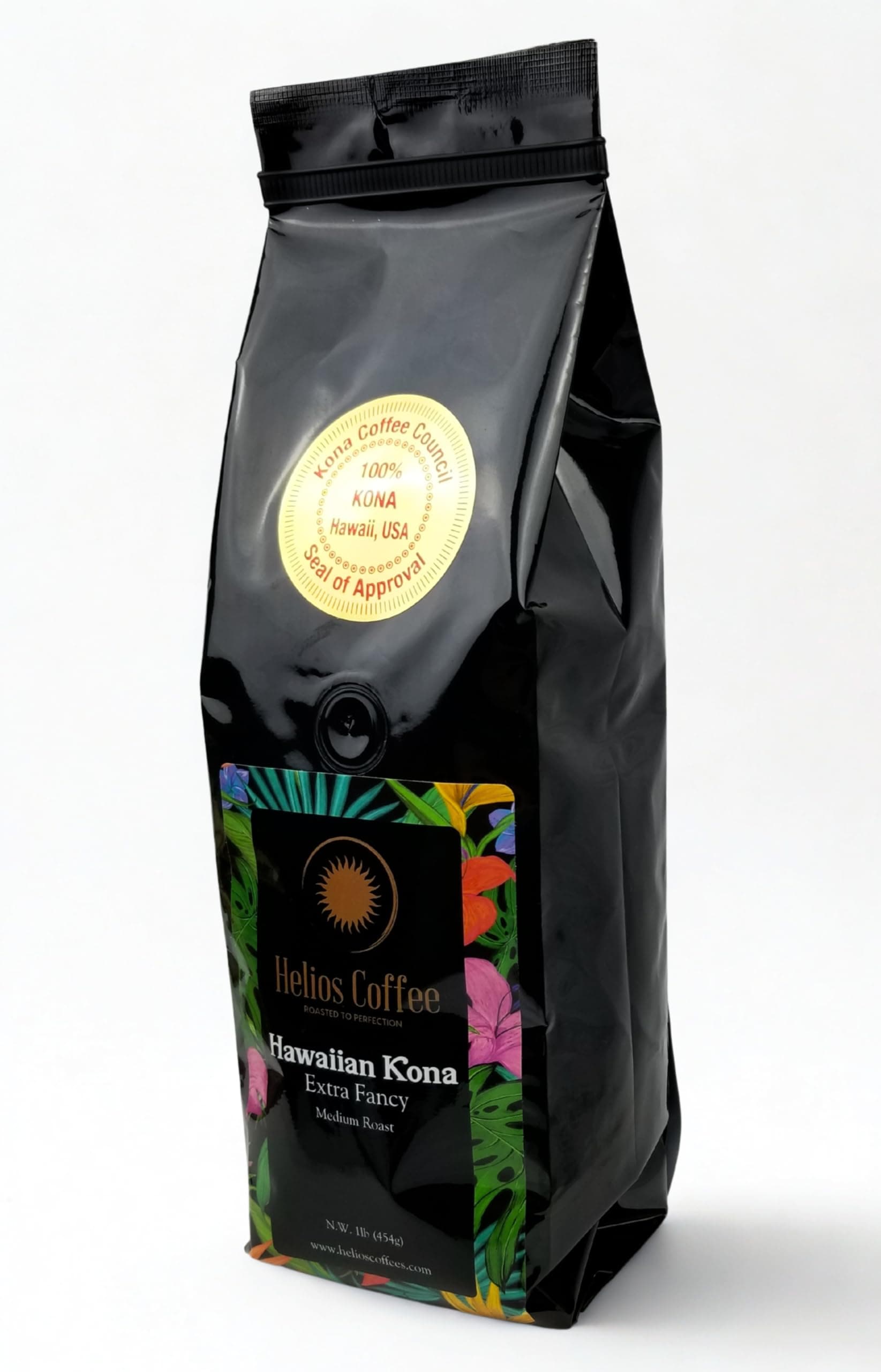 100% Hawaiian Kona Coffee, Extra Fancy - Whole Bean - 0.5kg