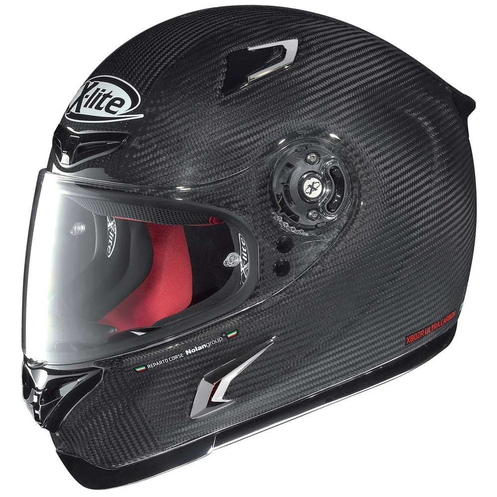 NOLAN X-LITE X802R ULTRA CARBON FIBRE PURO MOTORCYCLE HELMET LARGE (WITH FREE BLACK VISOR)
