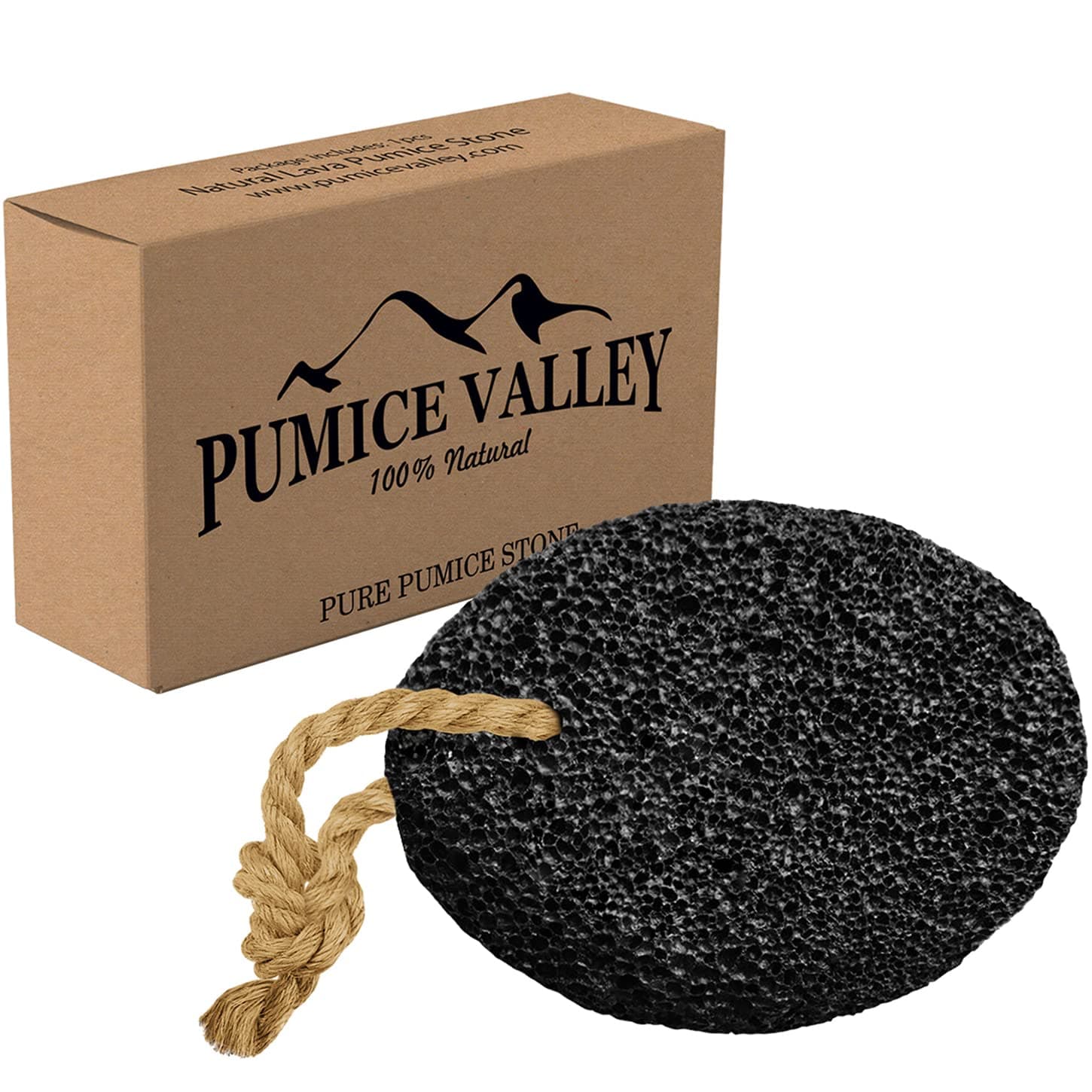 Black : Pumice Valley - Natural Lava Pumice Stone Black - Callus Remover for Feet Heels and Palm - Pedicure Exfoliation Tool - Remover Toxins - Corn Remover for Foot - Dry Dead Skin Scrub - Health Foot Care