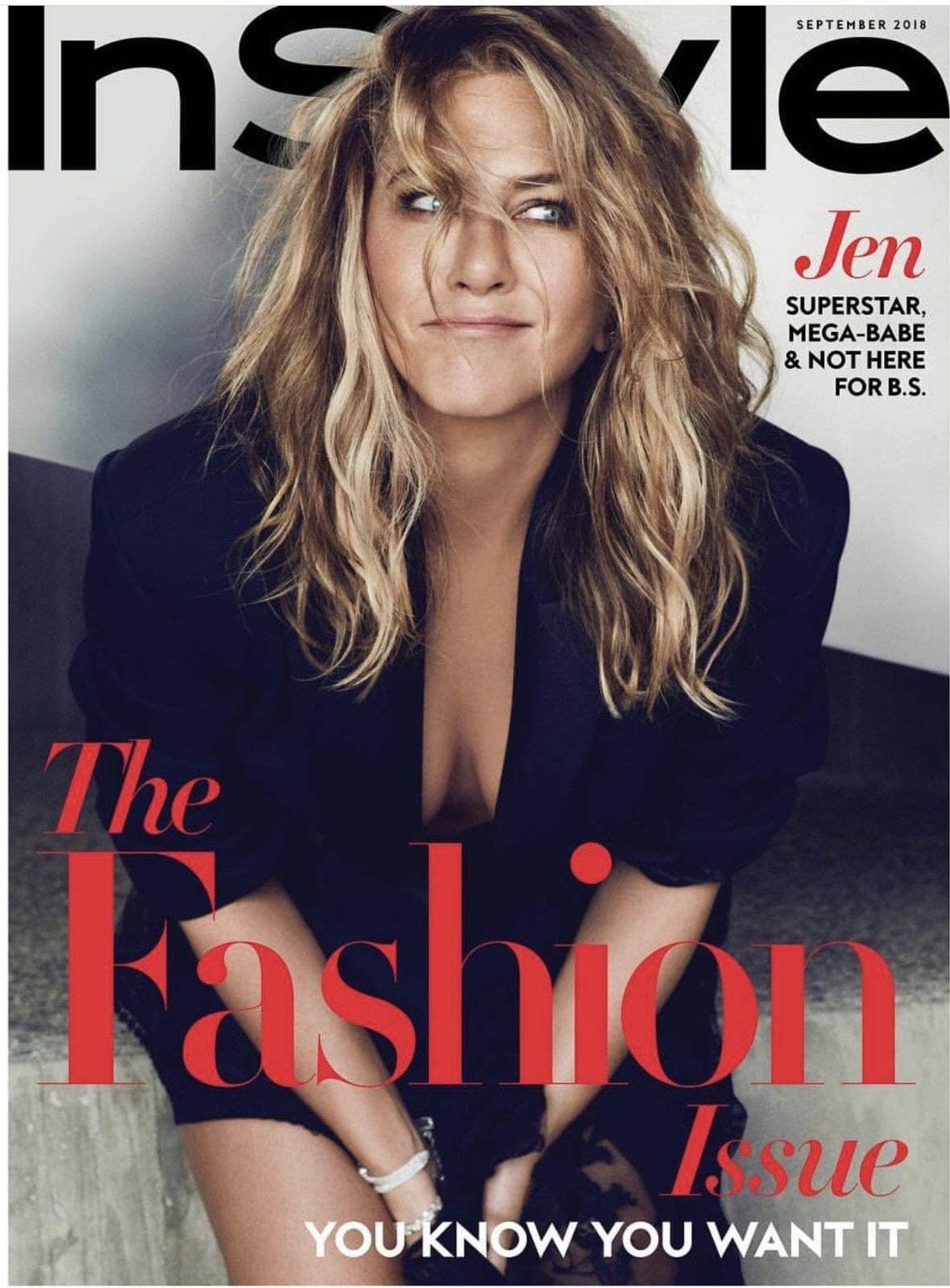 Instyle Magazine (September, 2018) Jennifer Aniston Cover Unknown Binding