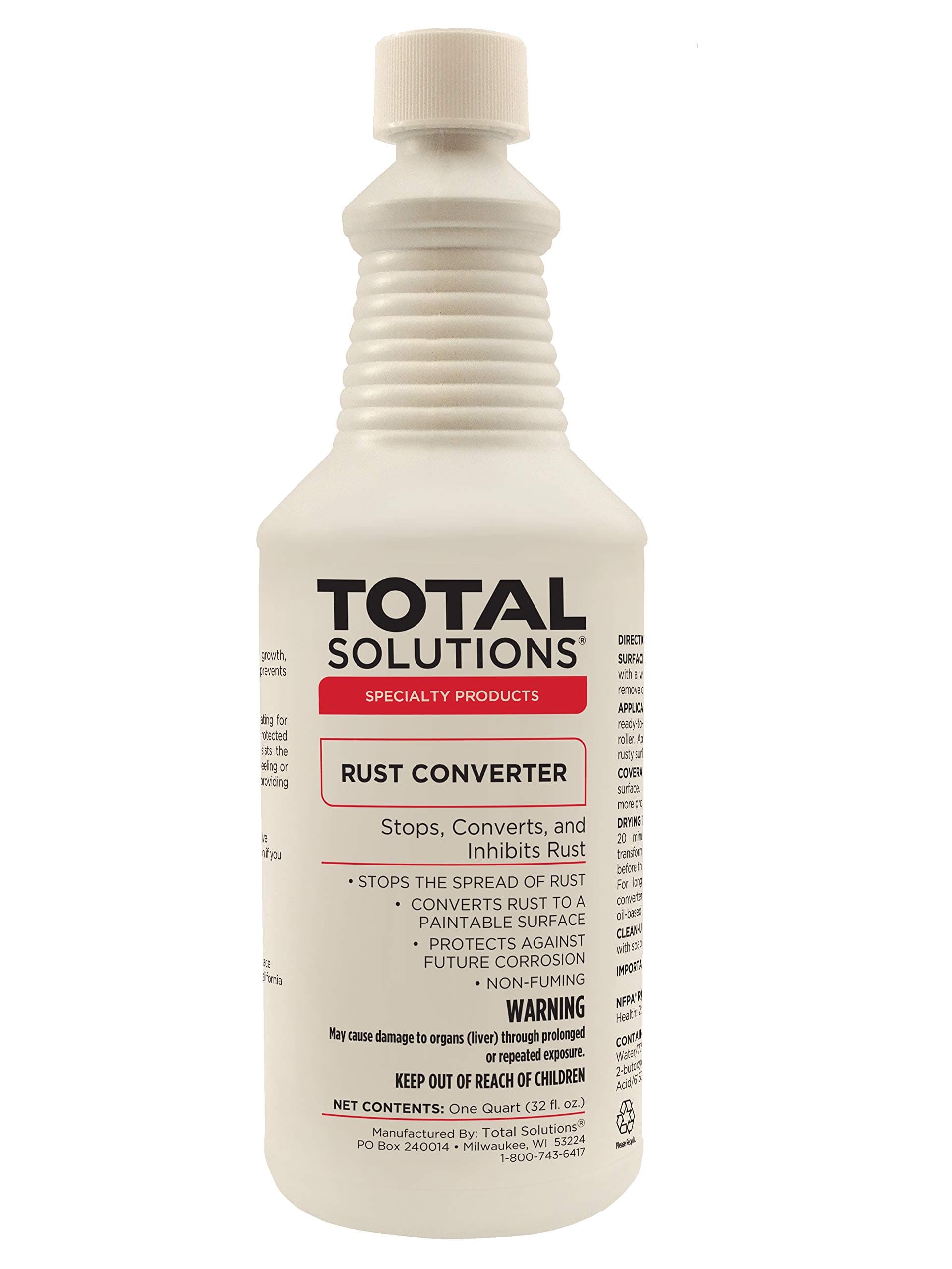 Total Solutions 346 Rust Converter, 4 Gallon Bottle