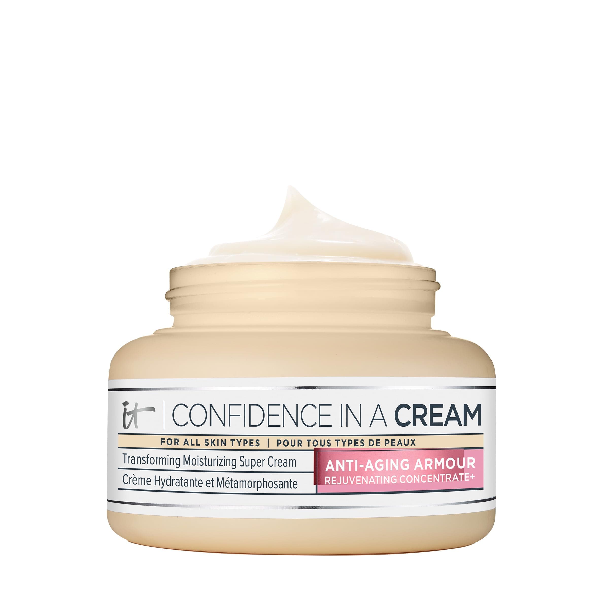 Confidence in a Cream Jumbo - Hydrating & Anti Aging Face Moisturizer, Visibly Reduces Fine Lines & Wrinkles, Up To 48H Hydration, Repairs Skin Barrier, Squalane & Ceramides - 4 fl oz