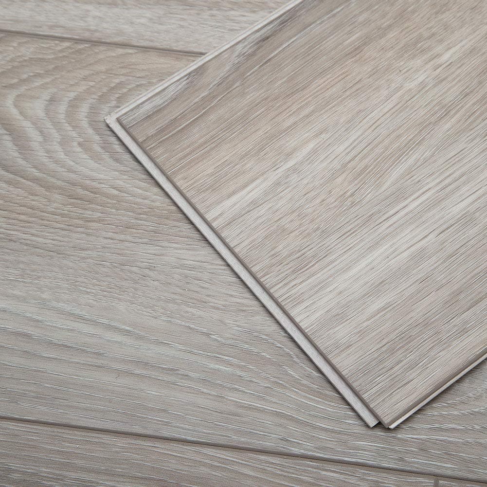 Diflart 23.6 sq.ft Vinyl Plank Flooring Click Locking 48x7 inch Lvt Flooring Waterproof Foam Back Rigid SPC Core Wood Grain Finish (Cantha Oak)