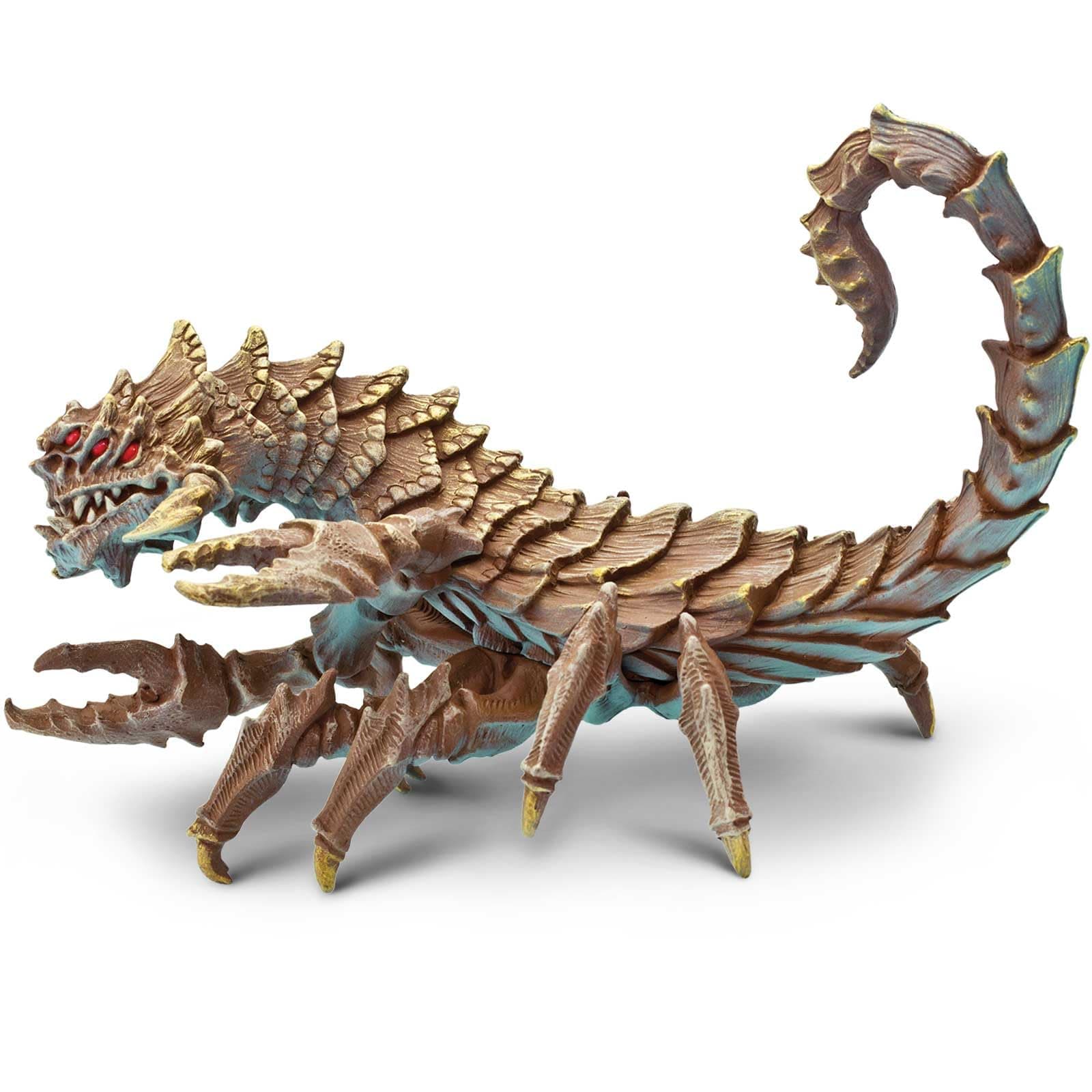 Desert Dragon Figurine - Hand-Painted, 6.5" Mythical Model Figure - Engaging Fantasy Toy for Boys, Girls & Kids Ages 4+
