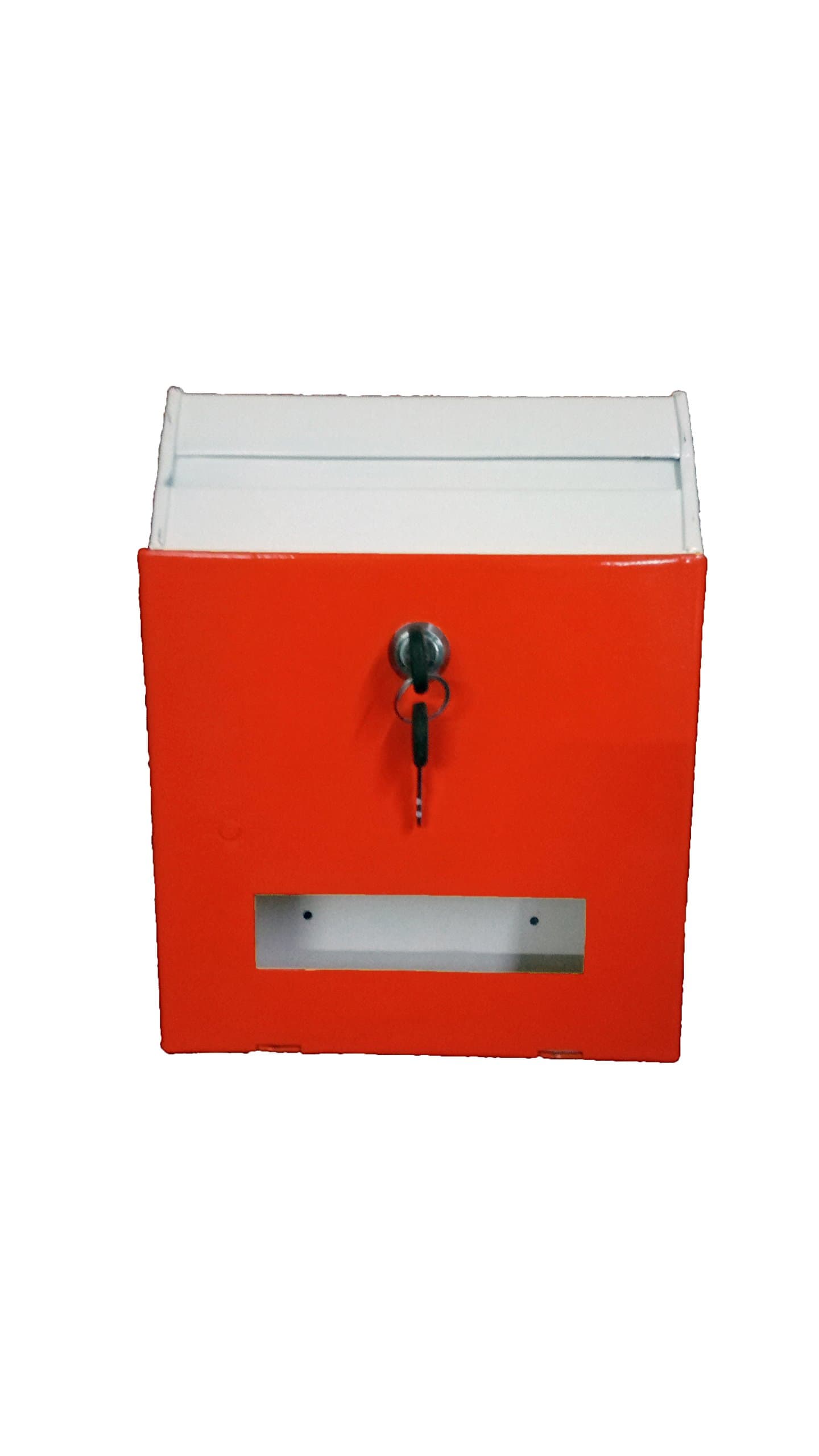 Ammarsons® Spring Metal Big Letter Box/Mail Box/Office Box/ in Red Ivory Colour | Powder Coated | Made in India