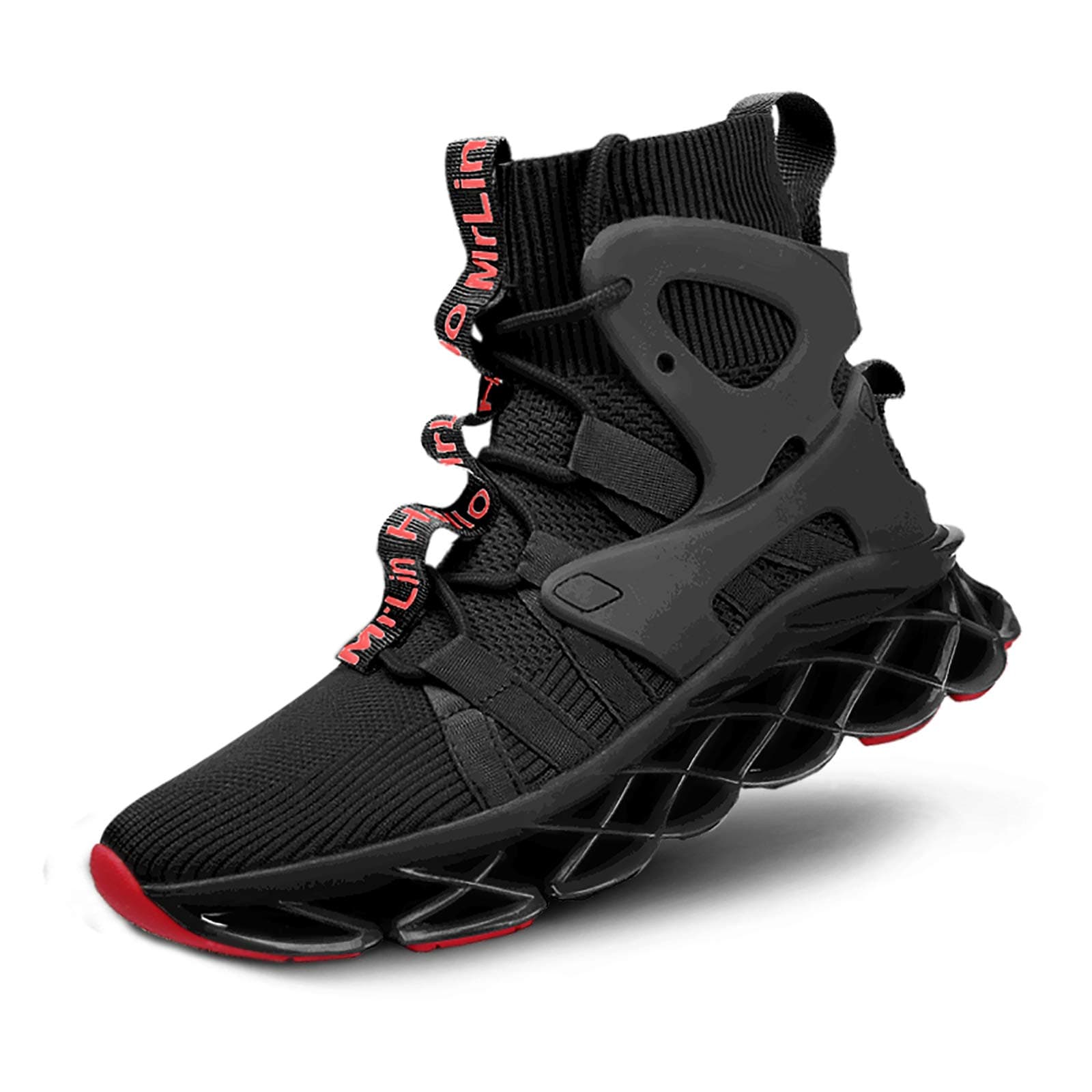 Men's Running Shoes Non Slip Athletic Tennis Walking Blade Type Sneakers Hip Hop