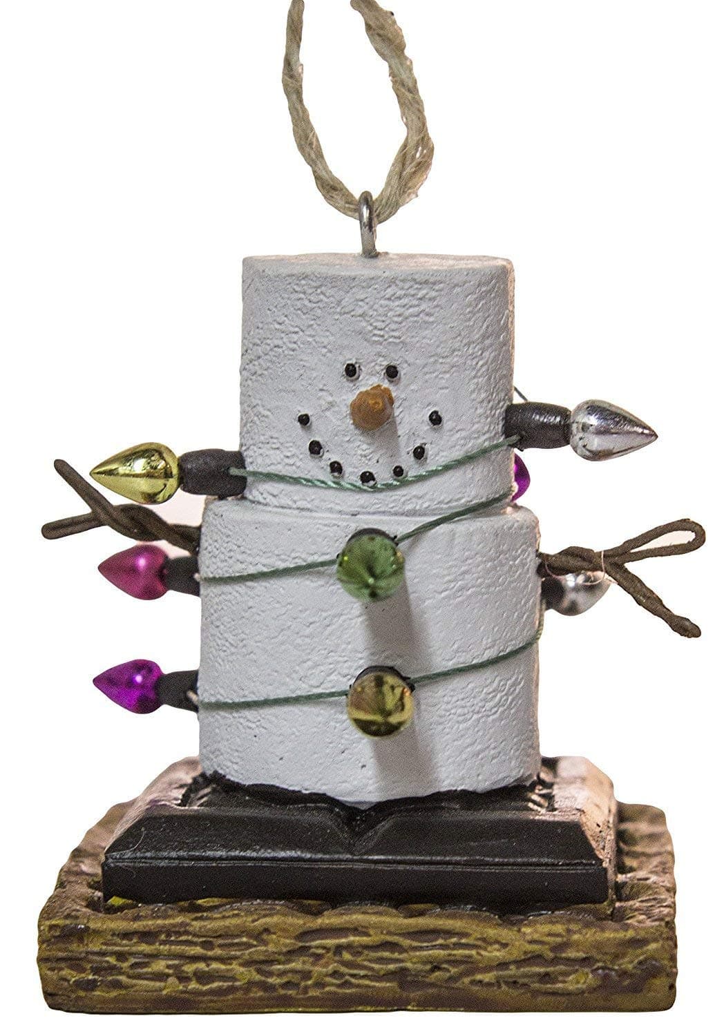 Midwest-CBK S'Mores Wrapped Up in Lights Resin, Christmas/Everyday Ornament