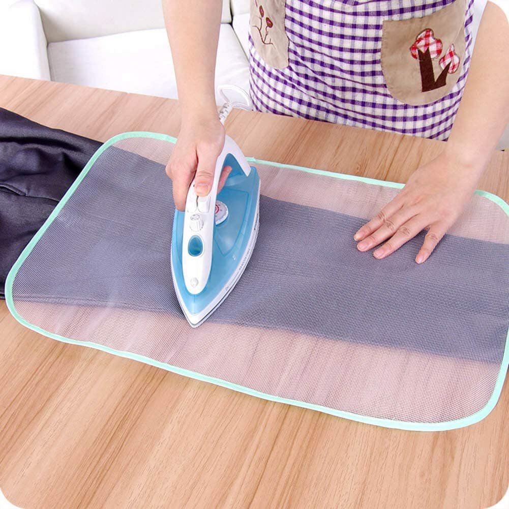 Ironing Pad Protective Insulation Scorch Mesh Cloth - High-Quality High-quality fabric Material - Heat Resistant Ironing Board Cover - 58cm x 40cm