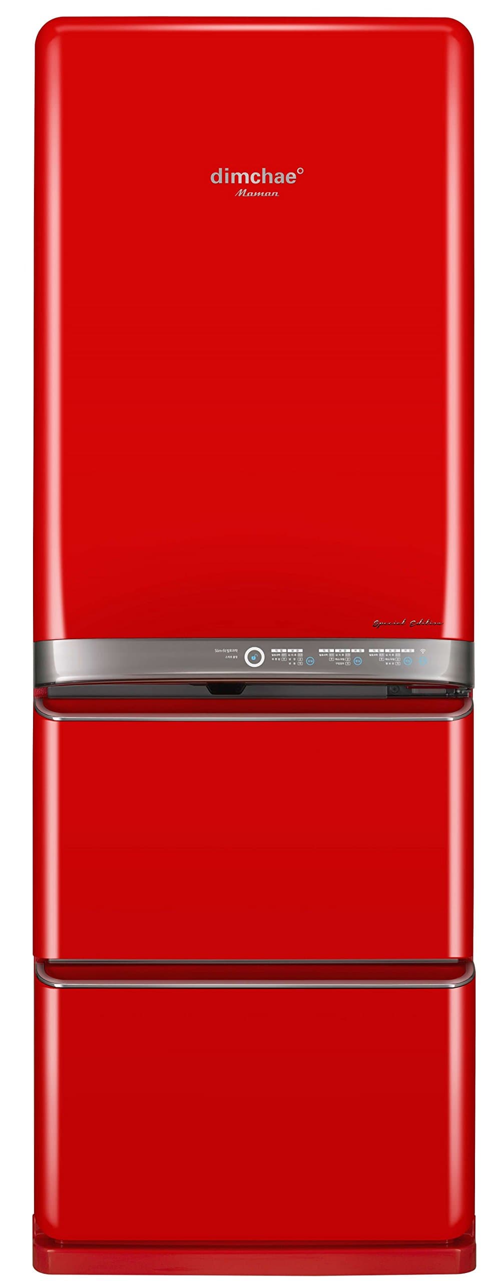 Maman Kimchi Refrigerator 418 L (14.76 Cu. Ft.) DPEA-427TPD (Romantic Red)