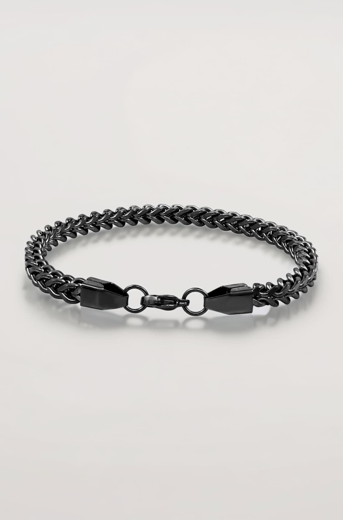 Double Cuban 8 inch Stainless Steel Bracelet for Men Boys