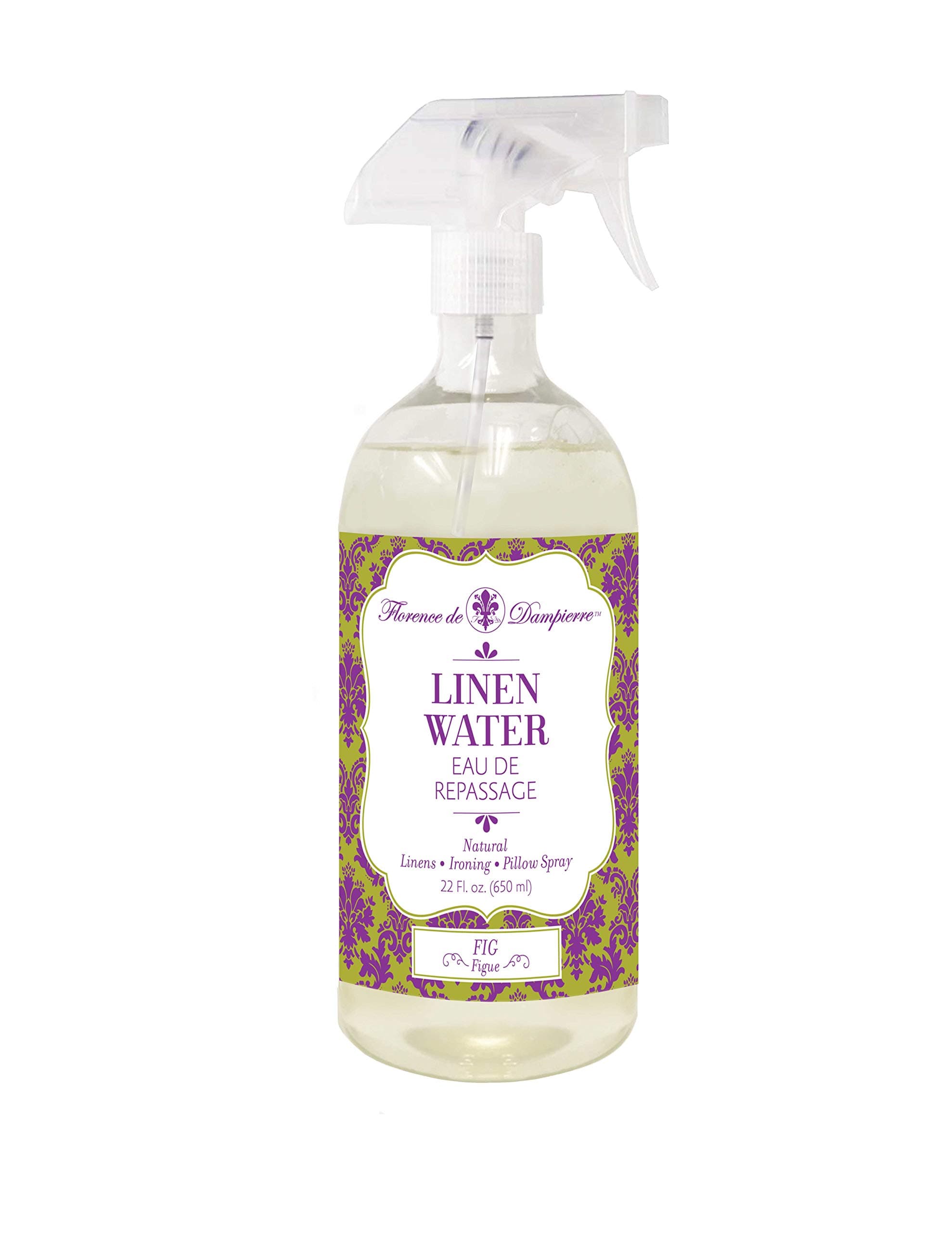 Florence de Dampierre All Natural and Organic Fabric Fresh Linen & Ironing Water Spray, Fluid Ounces - Fig