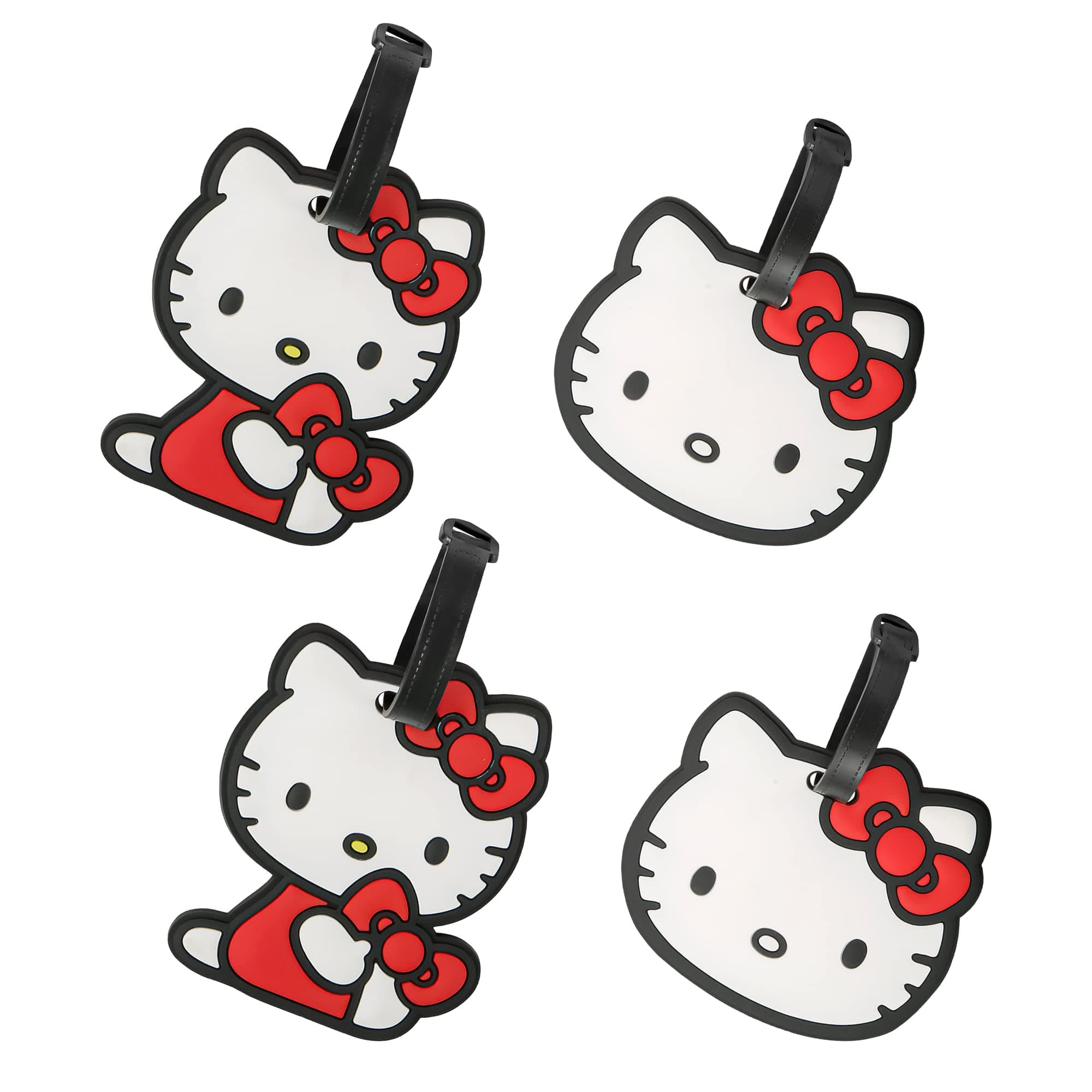 Hello KittyHello Kitty PVC Luggage Tags, Set of 4