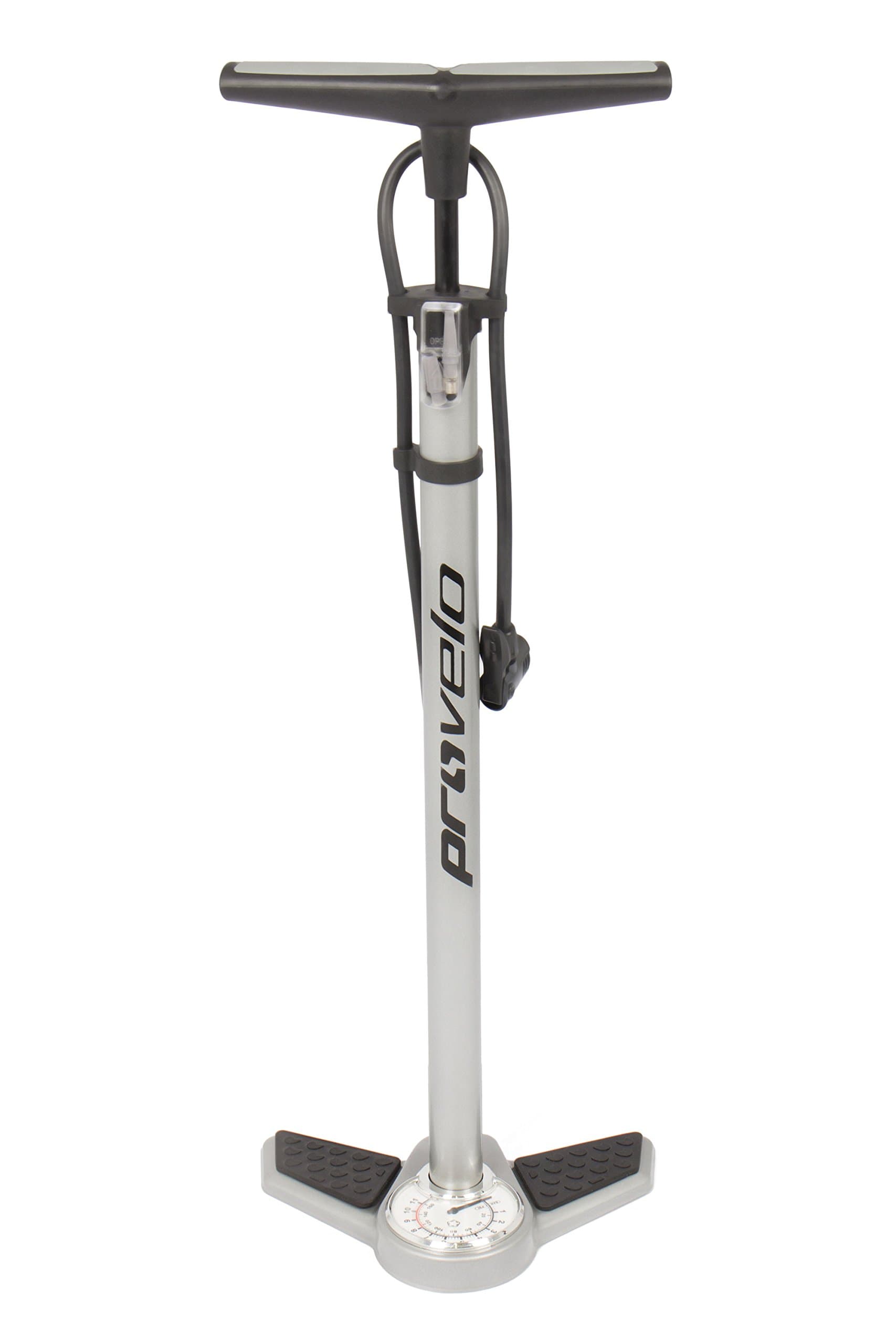 Provelo Air Pump – Cycle Pump with Pressure Gauge and Universal Double Pump Head – Bike Pump Includes Adapter Set