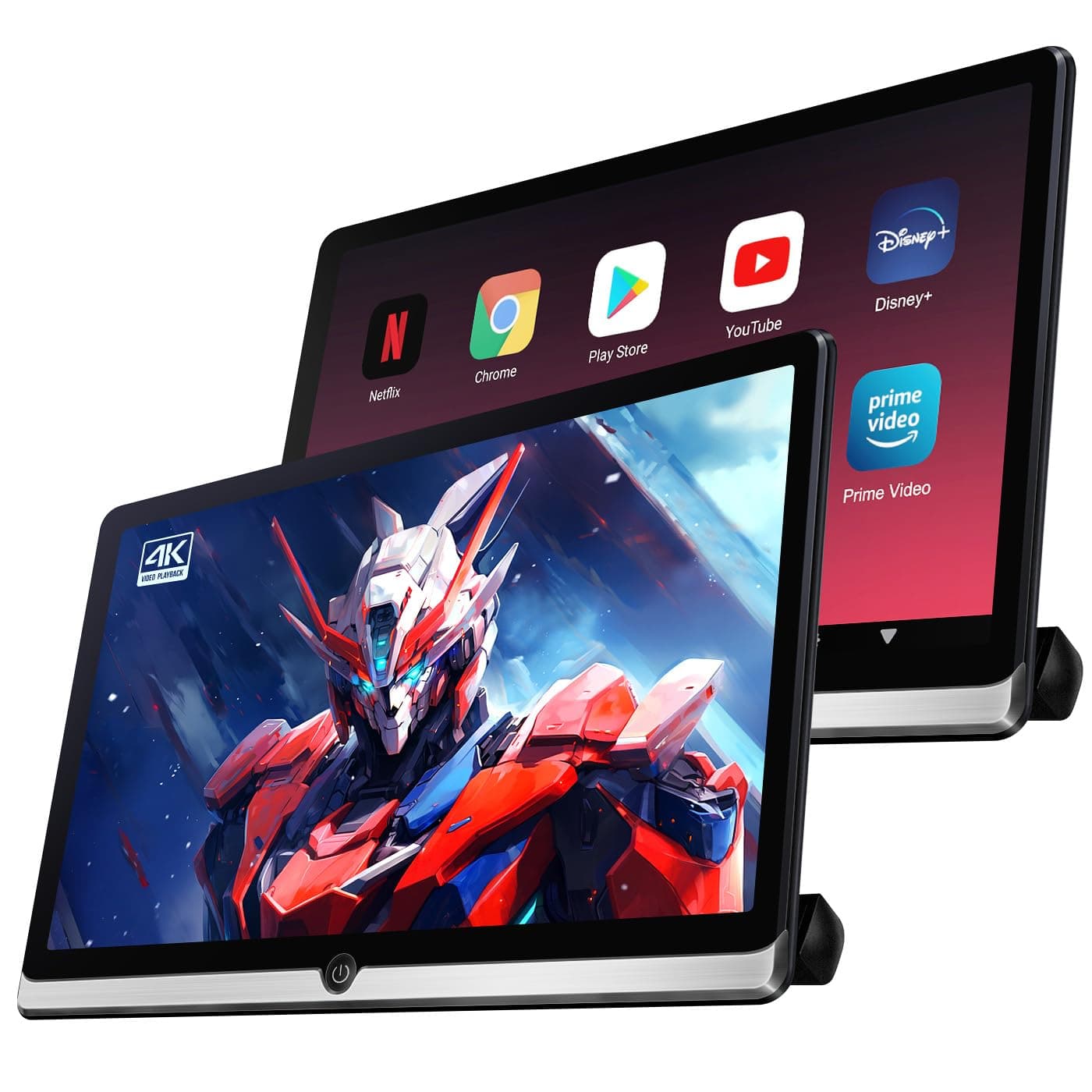 14 inch 4K Android 11 Portable Car TV Headrest Monitor Rear Entertainment Sys...