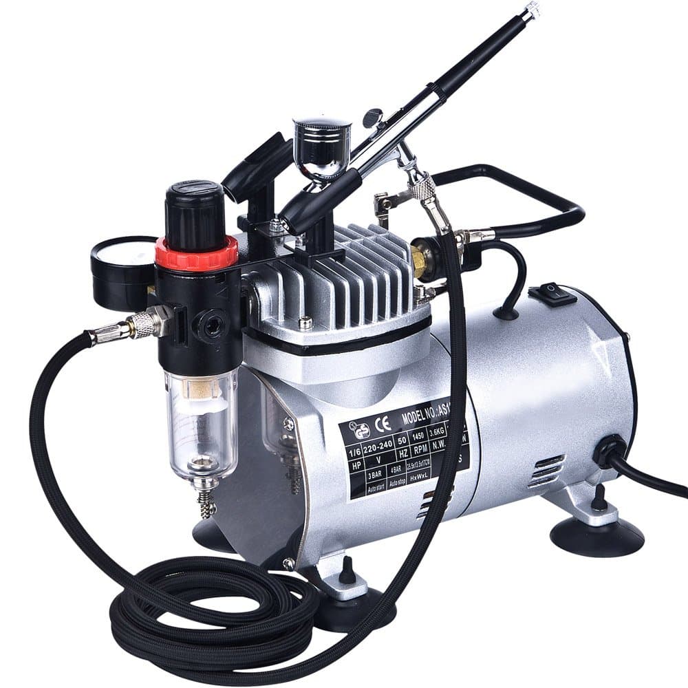 Mini Airbrush Compressor Kit - AS18-2 Kit 1