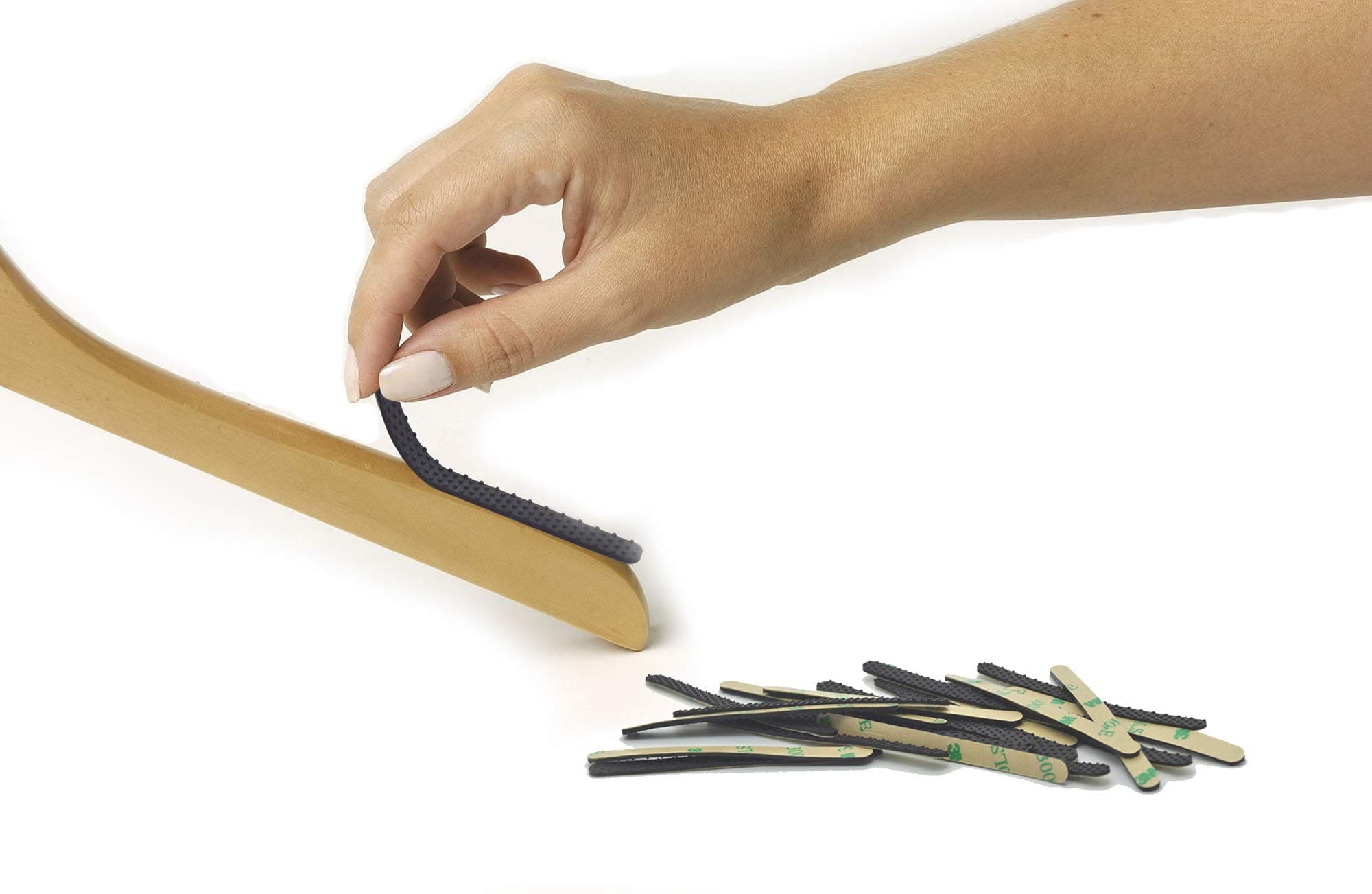 3'' Non-Slip Hanger Strips Self Adhesive Anti Slip Grip Hanging Clothes Gripper