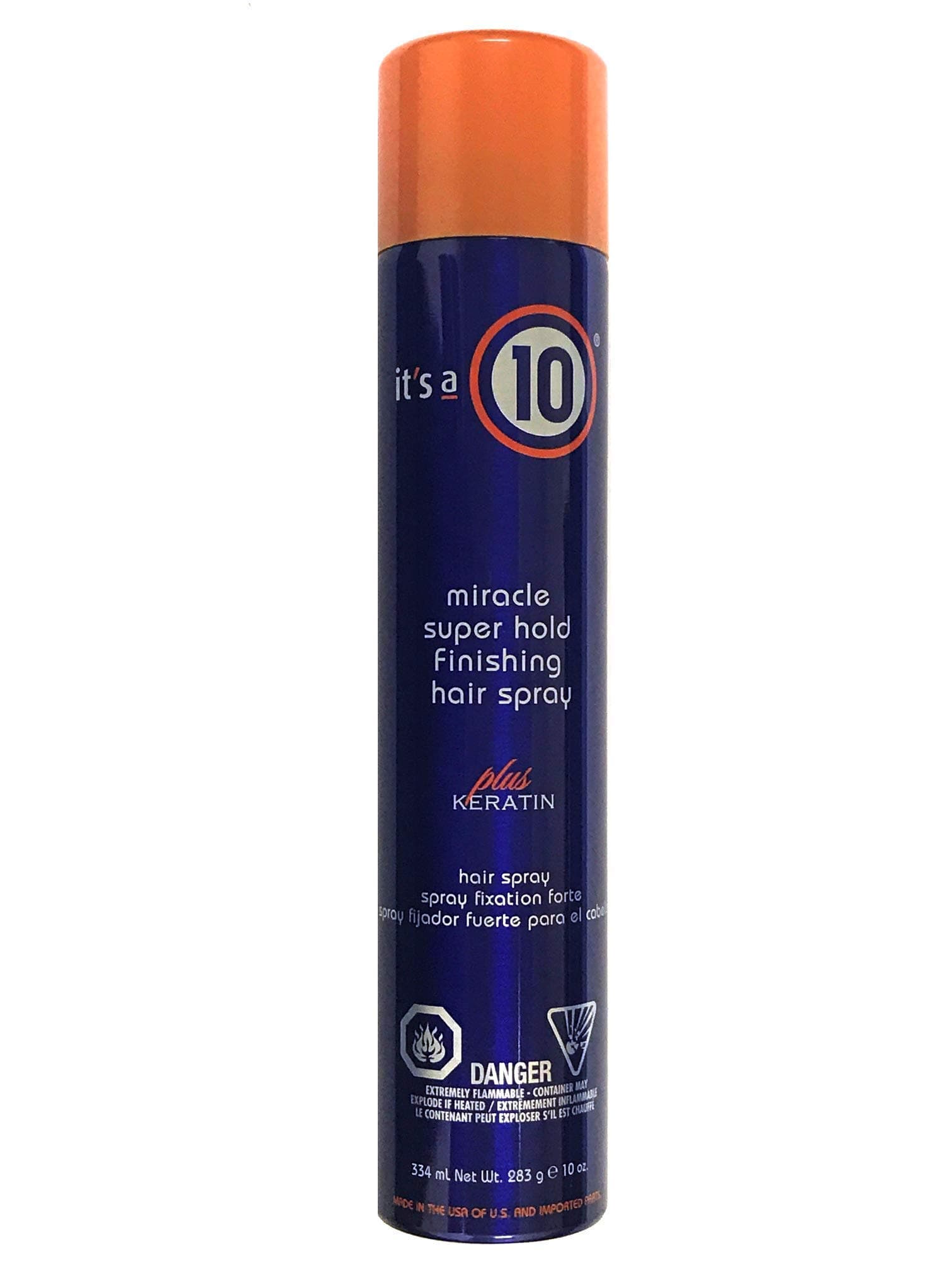 Miracle Super Hold Finishing Hair Spray Plus Keratin, 10 Ounce