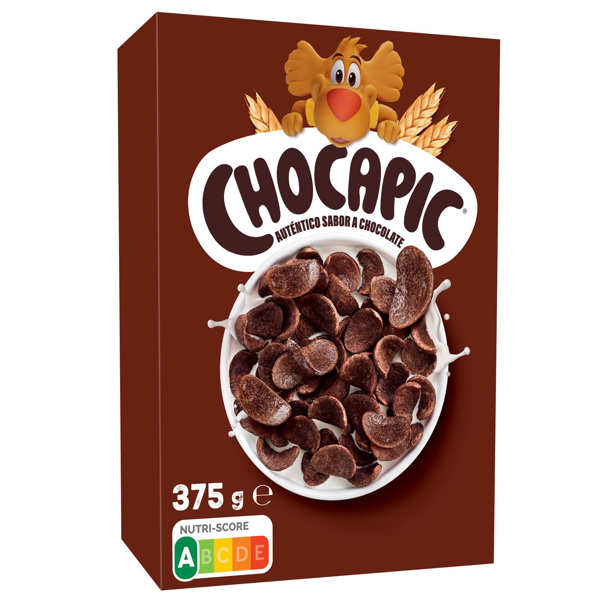 Chocapic Cereals Breakfast 375 g Chocolate wheat and corn cereals toasted with chocolate (Valentinas Market)
