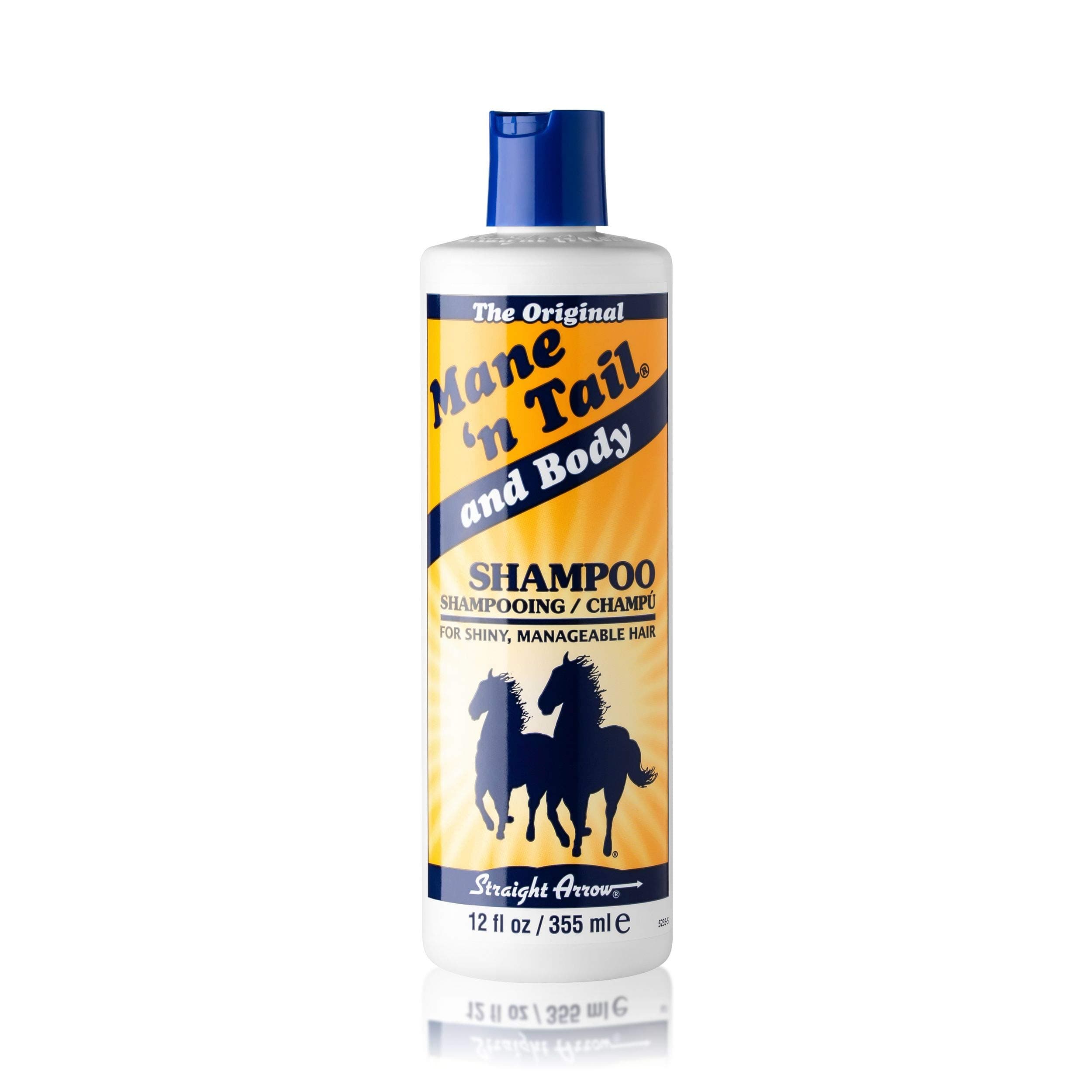 Mane 'n Tail & Body Shampoo for Shiny & MANAGEABLE Hair 12 oz For Horses and Humans