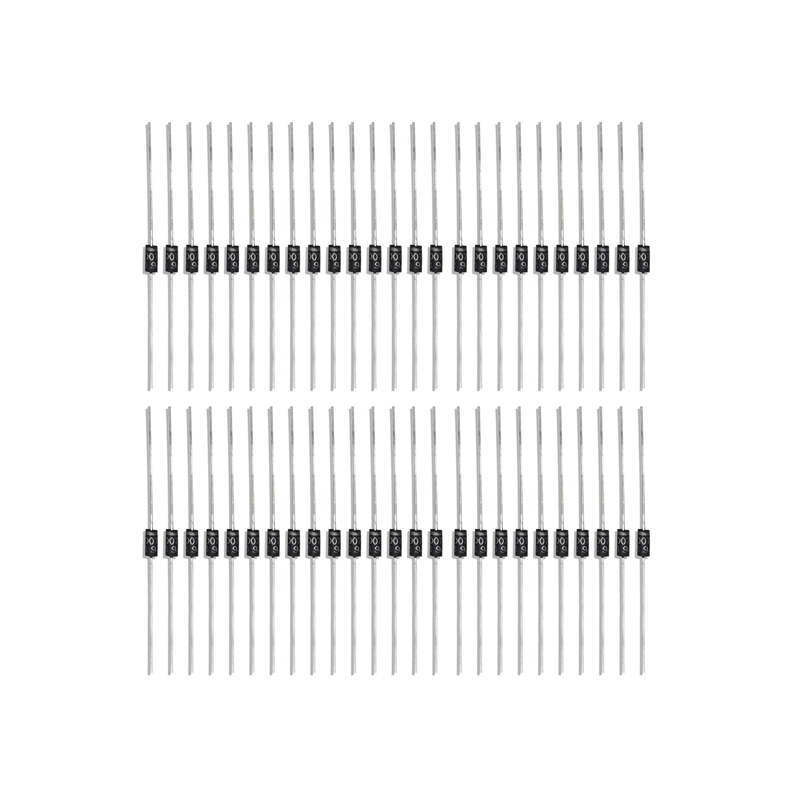 Electronic Spices 1N4007 1a 1000v Inverse Voltage Rectifier Diodes Pack of 50pcs