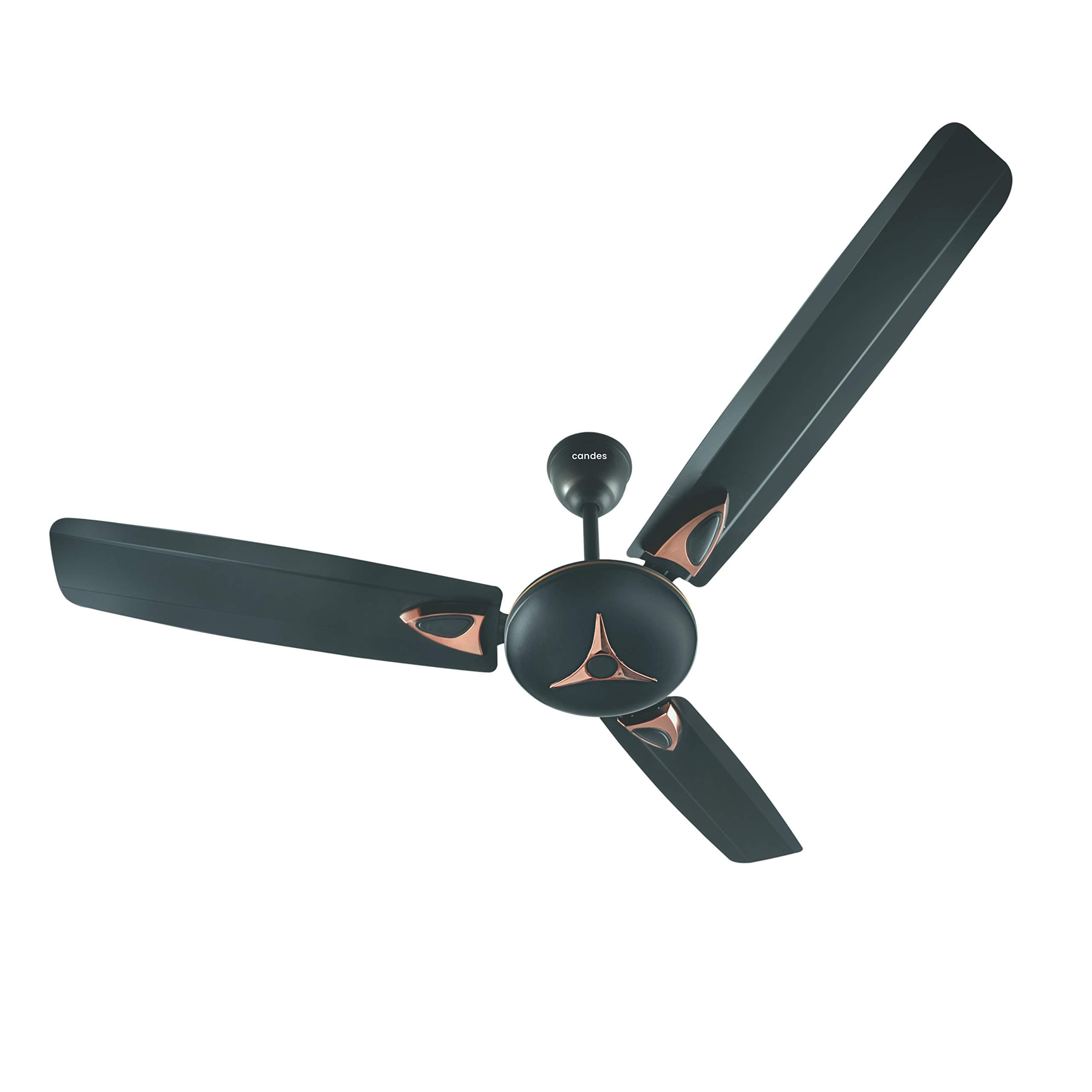 Candes Star 1200Mm High-Speed Decorative Ceiling Fans For Home | Bee 3 Stars Rated 405 Rpm Anti-Dust | 2 Years Warranty (Coffee Brown) Pack Of 1 (Coffee Brown)