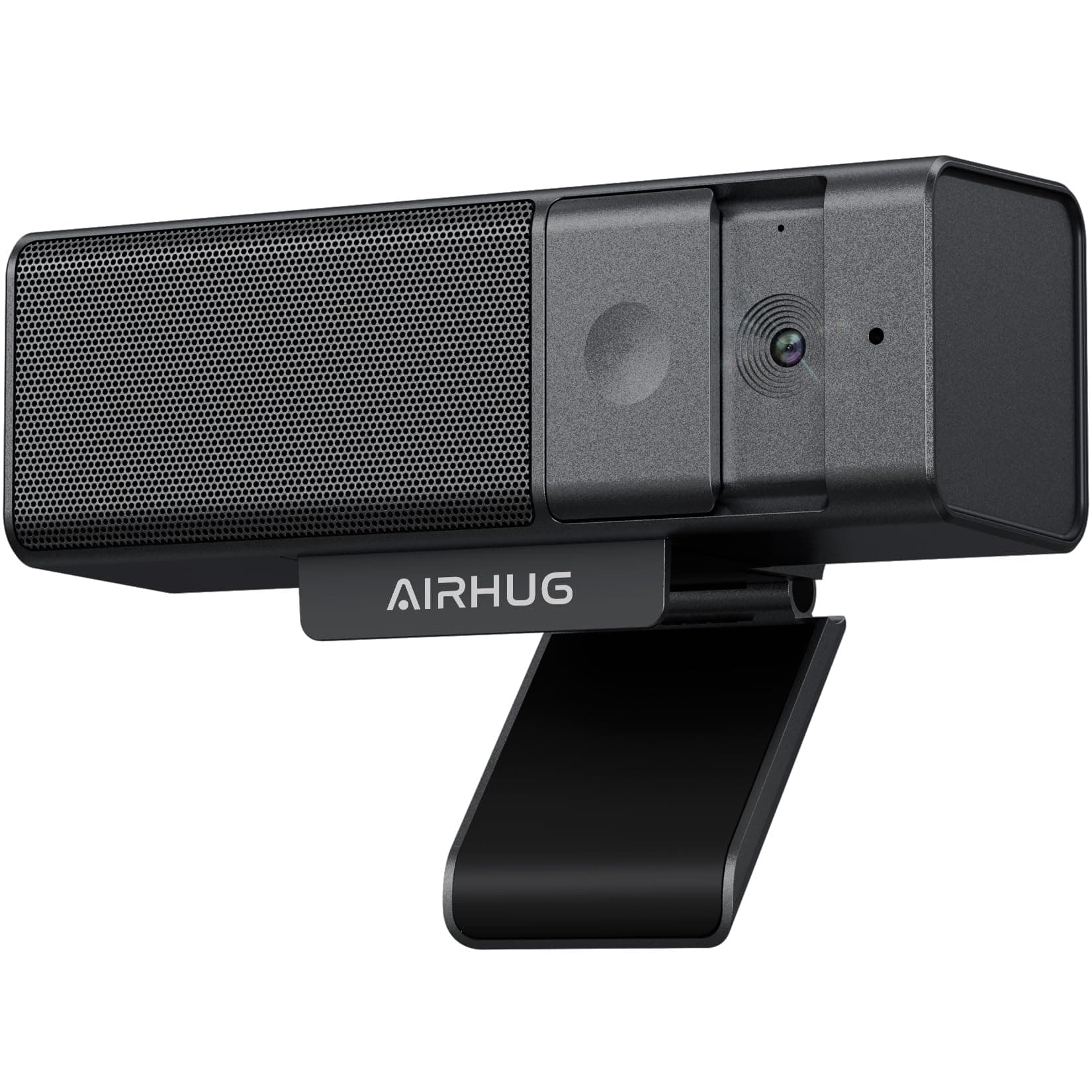 AIRHUG Webcam, 3 in 1 1080P USB Webcam with Microphone and Speaker, Privacy Cover, Ideal for Video Conferencing, Online Class, Game Live