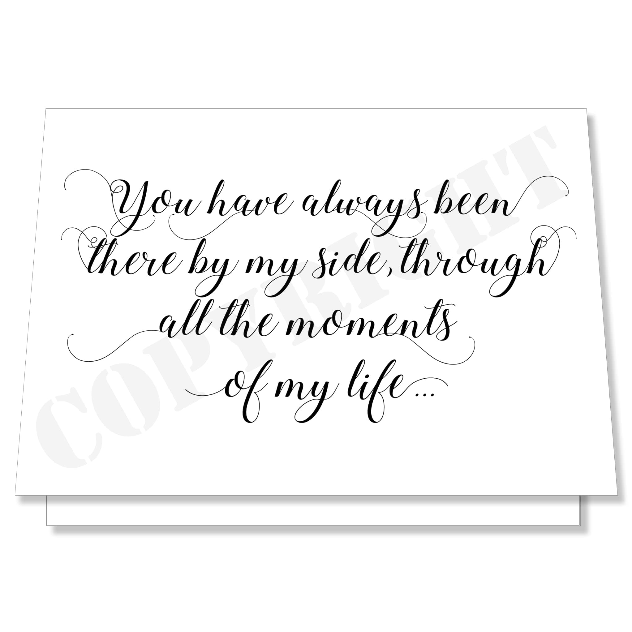 Will you walk me down the aisle Personalised (any name / relation) Card A6