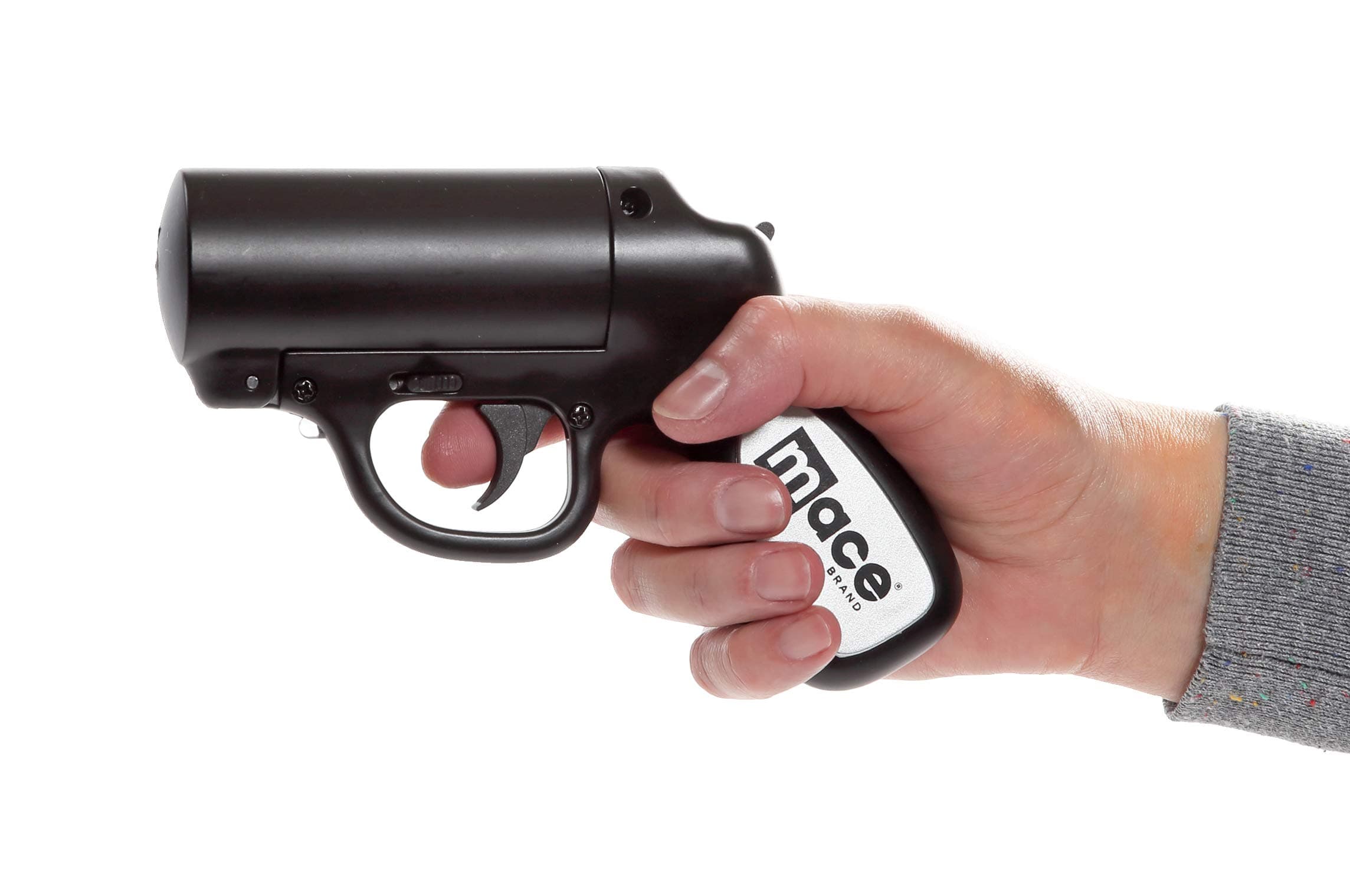 Brand Pepper Spray Gun with Strobe LED or Gun Holster, Black