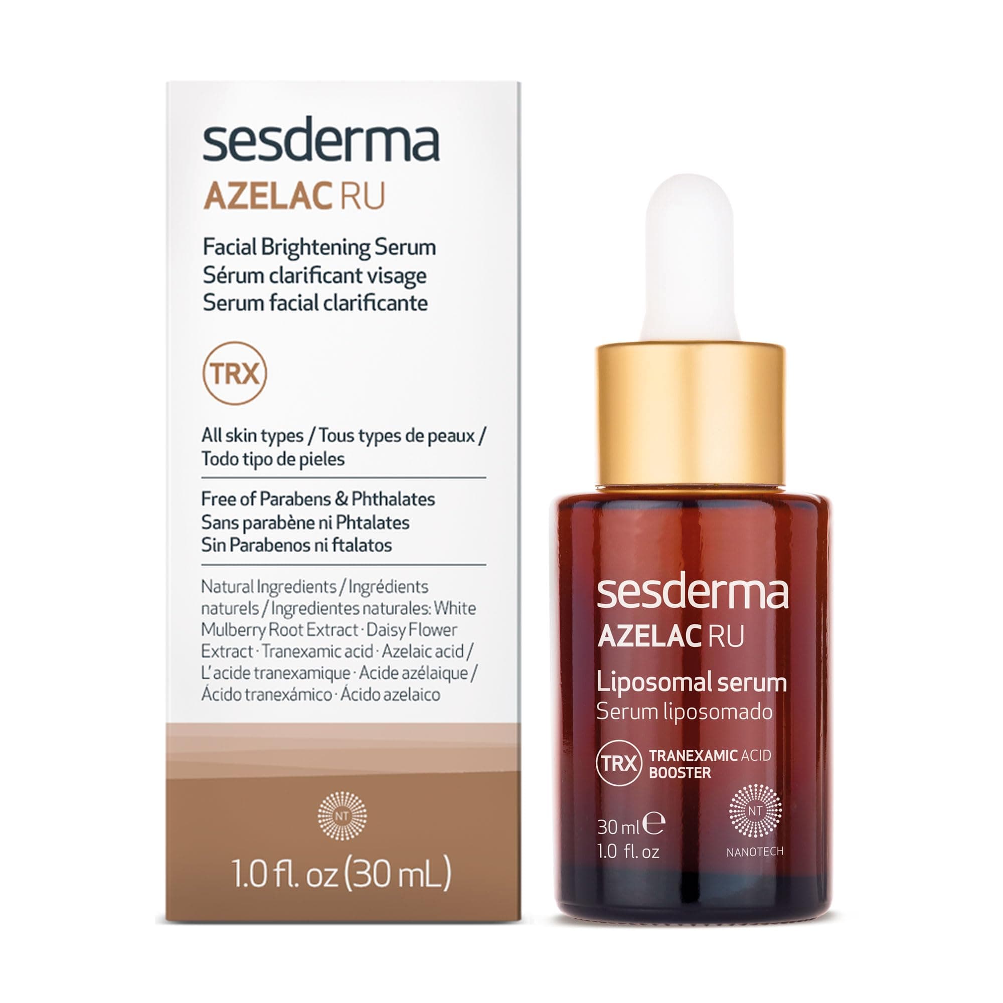 AZELAC RU Liposomal Facial Serum 1.0 fl. Oz for Sun Spots, Age Spots and Hyperpigmentation