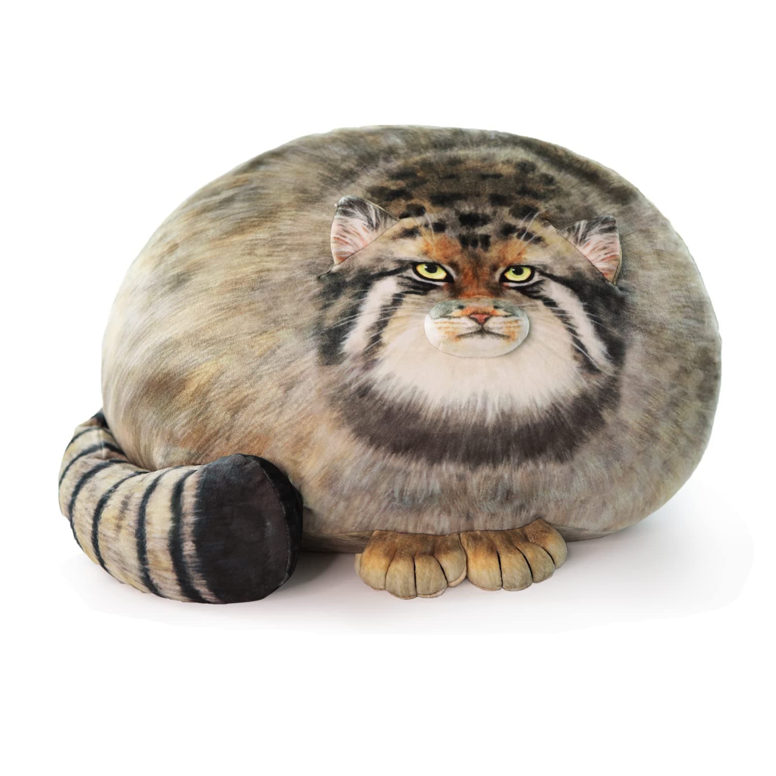 Sew Butiful Steppe Cat Plush 30cm/12inch Pallas Cat Stuffed Animal, Cute Plushies for Girls, Soft Plush Pillow, Throw Pillow Doll Decoration Doll Birthday Gift for Kids Boys Party
