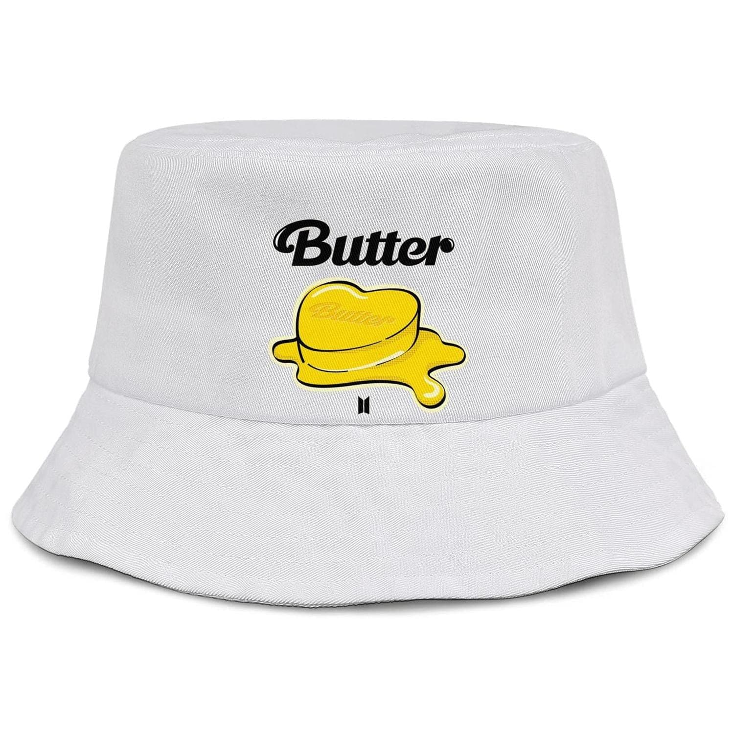 Unisex Cute Print Bucket Hat Summer Beach Travel Fisherman Cap for Women Men Teens, White-9, One Size