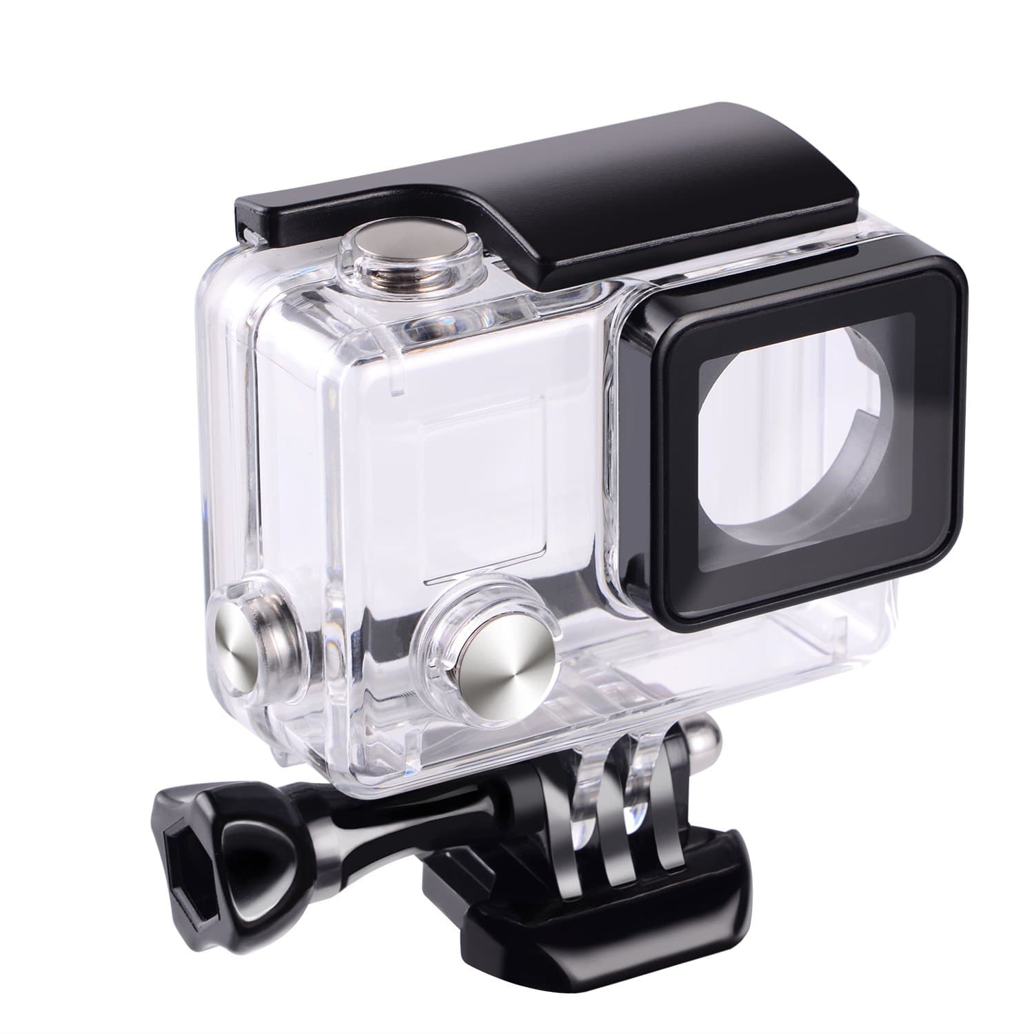 Replacement Waterproof Case Protective Housing for GoPro Hero 4, Hero 3+, Hero 3 Accessories Action Camera for Underwater Use - Water Resistant up to 147ft (45m)