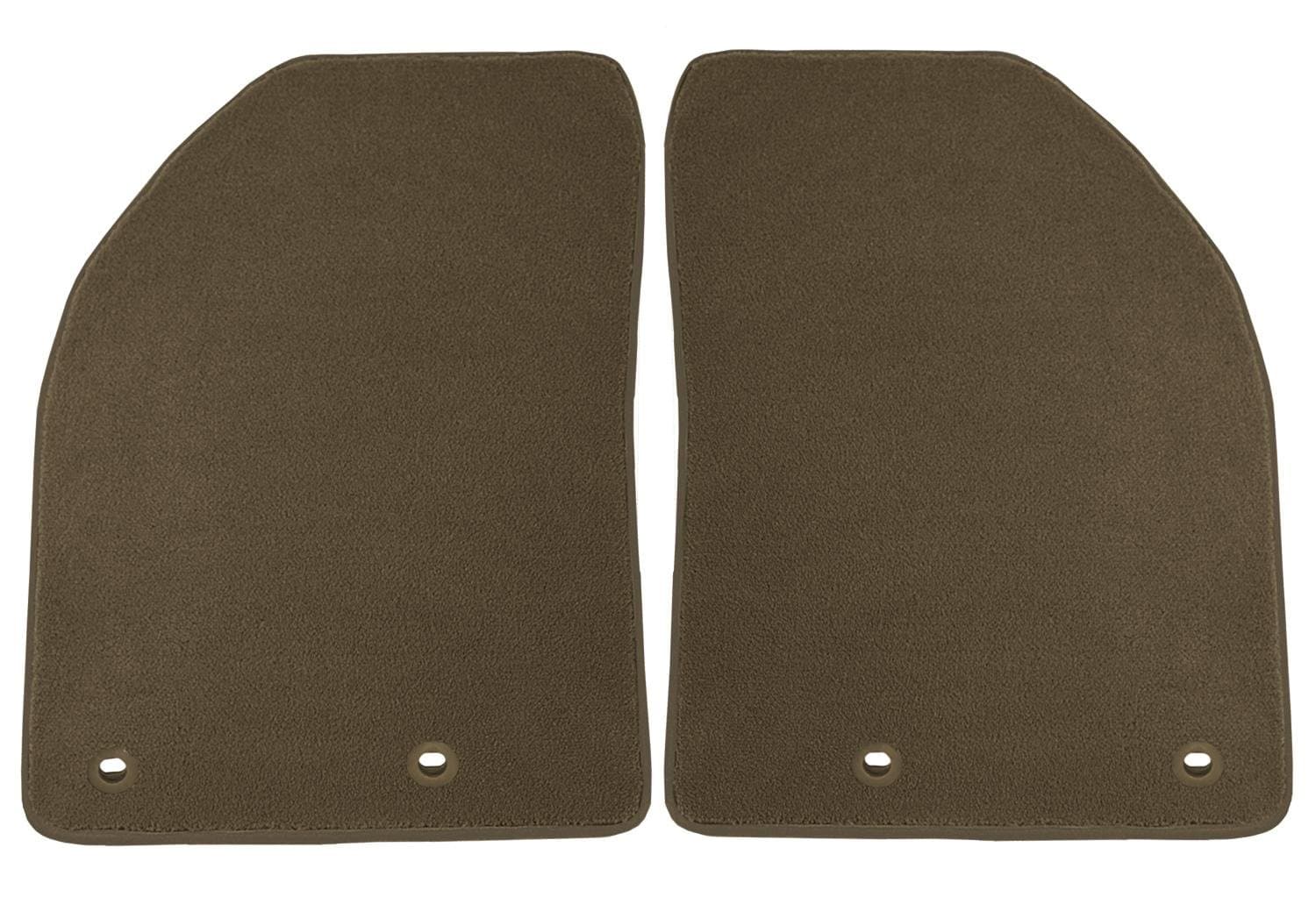 Coverking Front Custom Fit Floor Mats for Select Ferrari F430 Models - 70 Oz Carpet (Oak)