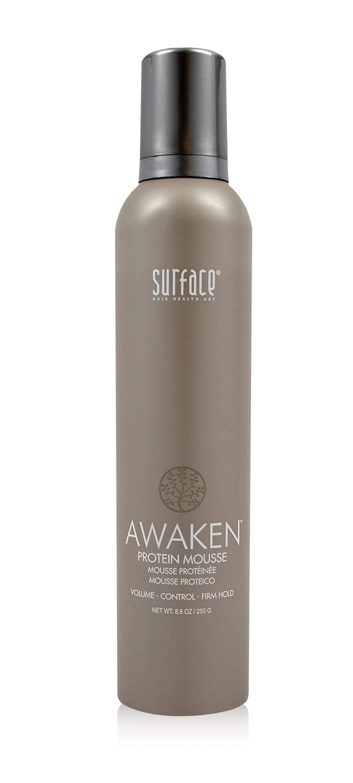 Surface Hair - Awaken Mousse: Color Safe, Volumizing, Firm Hold Hair Mousse to Thicken Hair, Sulfate-Free, Paraben-Free, 8.8 oz