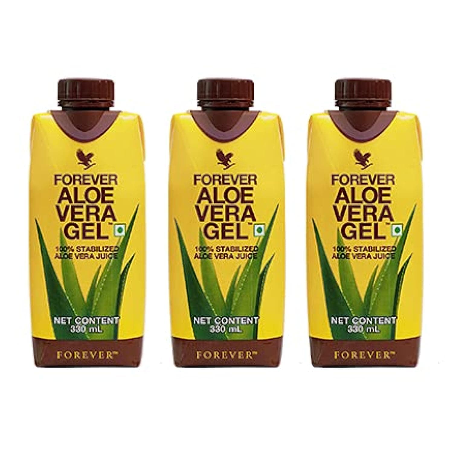 Forever Living Aloe Vera Gel - 3 X 330 ML TETRA TRIPAK