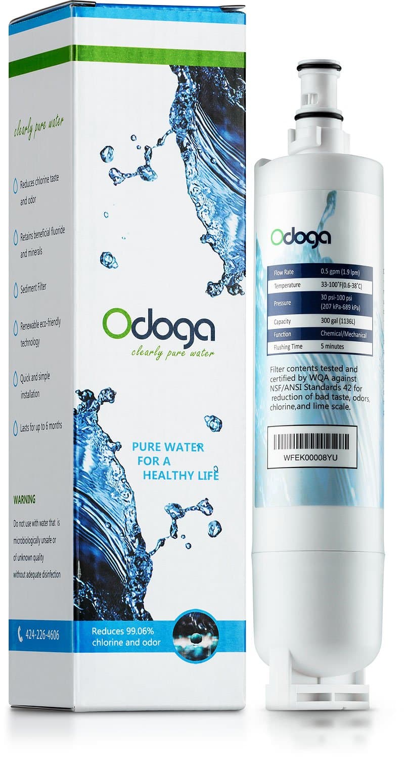 Odoga SBS002 Refrigerator Water Filter Replacement for Whirlpool SBS002 S20BRS 4396508 481281729632 SBS004 EDR5RXD1 Kenmore 46-9908 46-9908 46-9010 KitchenAid 4396547 4396163 4396509 2203221