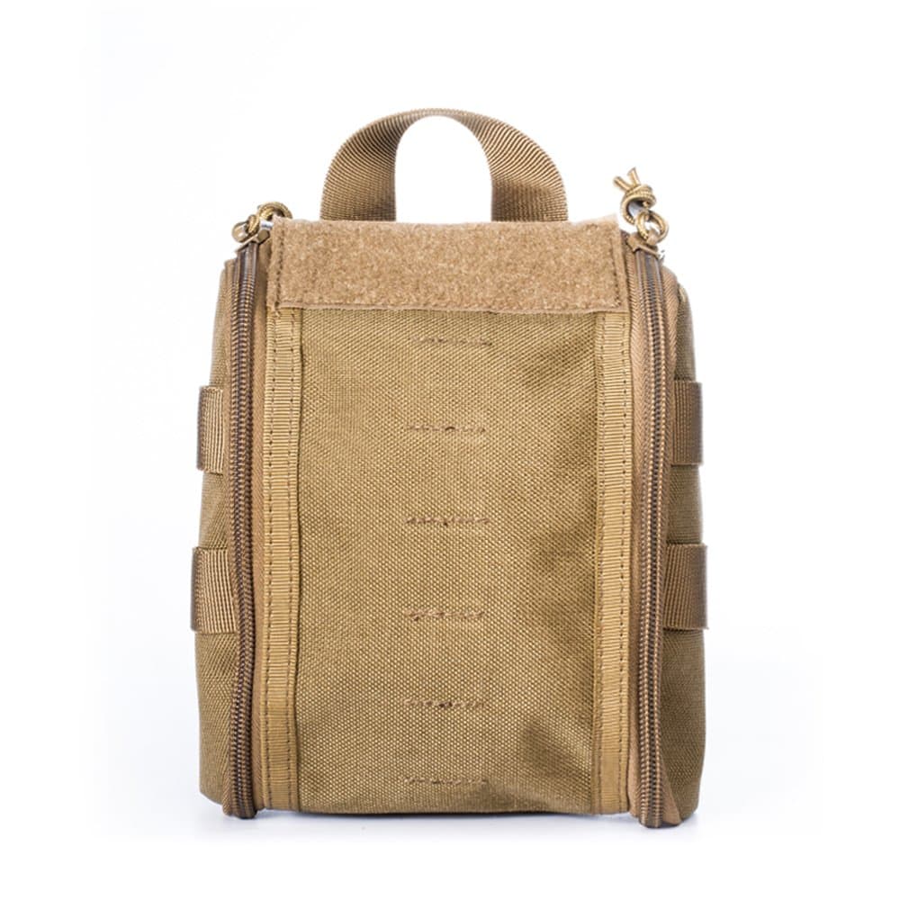 Tactical MOLLE EMT Medical First Aid Utility Pouch Outdoor Sports Airsoft Hunting Camping Hiking Survival Gear (Coyote brown)